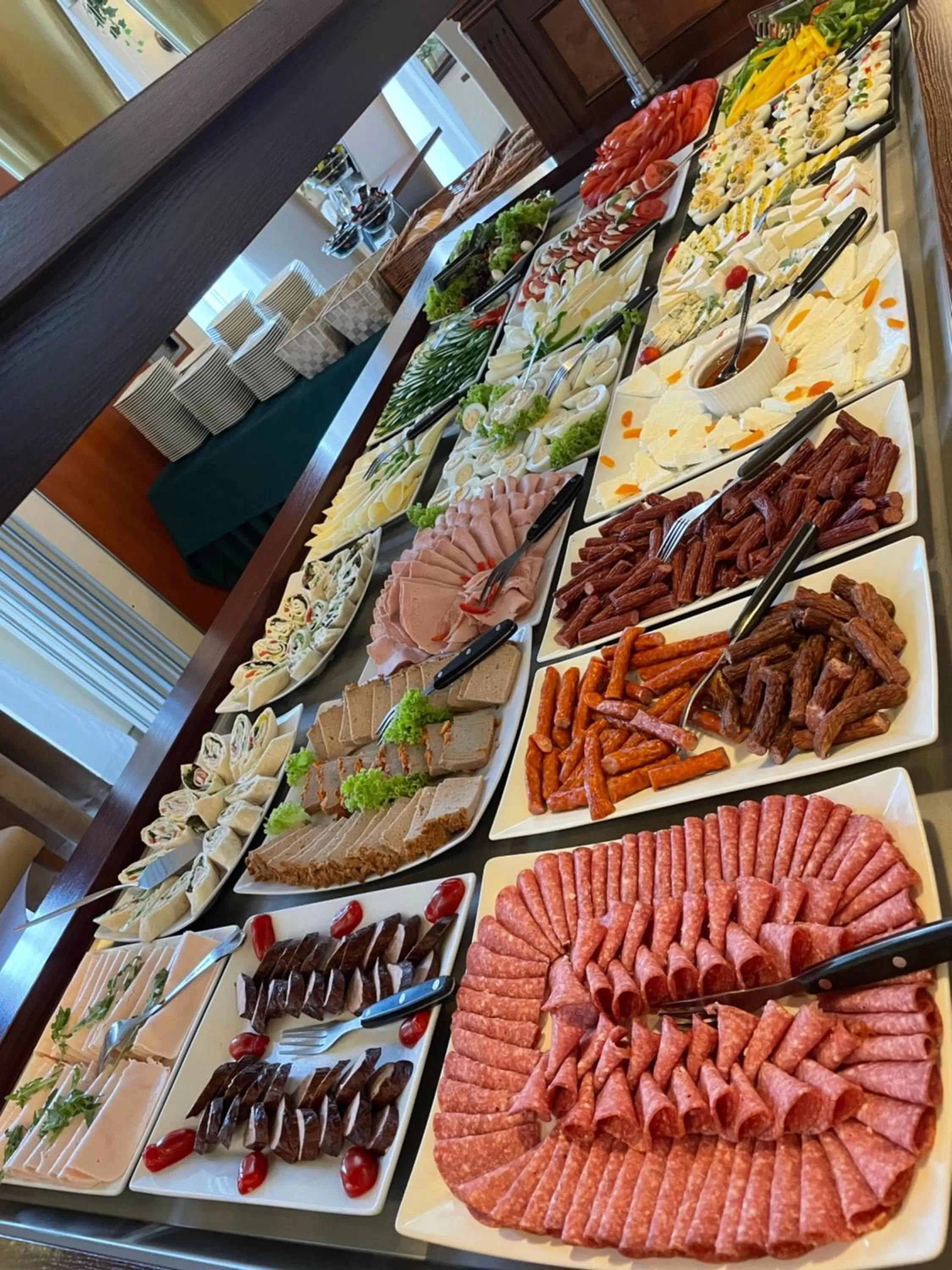 Buffet breakfast in Hotel Great Polonia Conrad Kraków