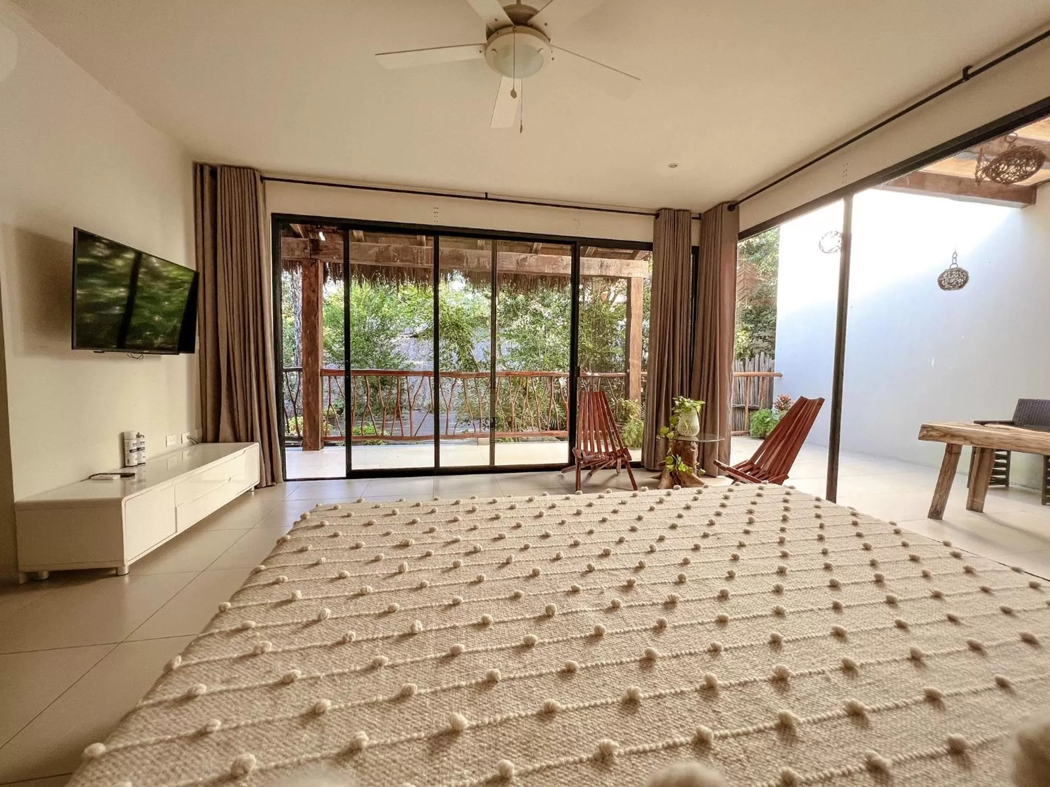 Bedroom, Bed in Orchid House Tulum Jungle