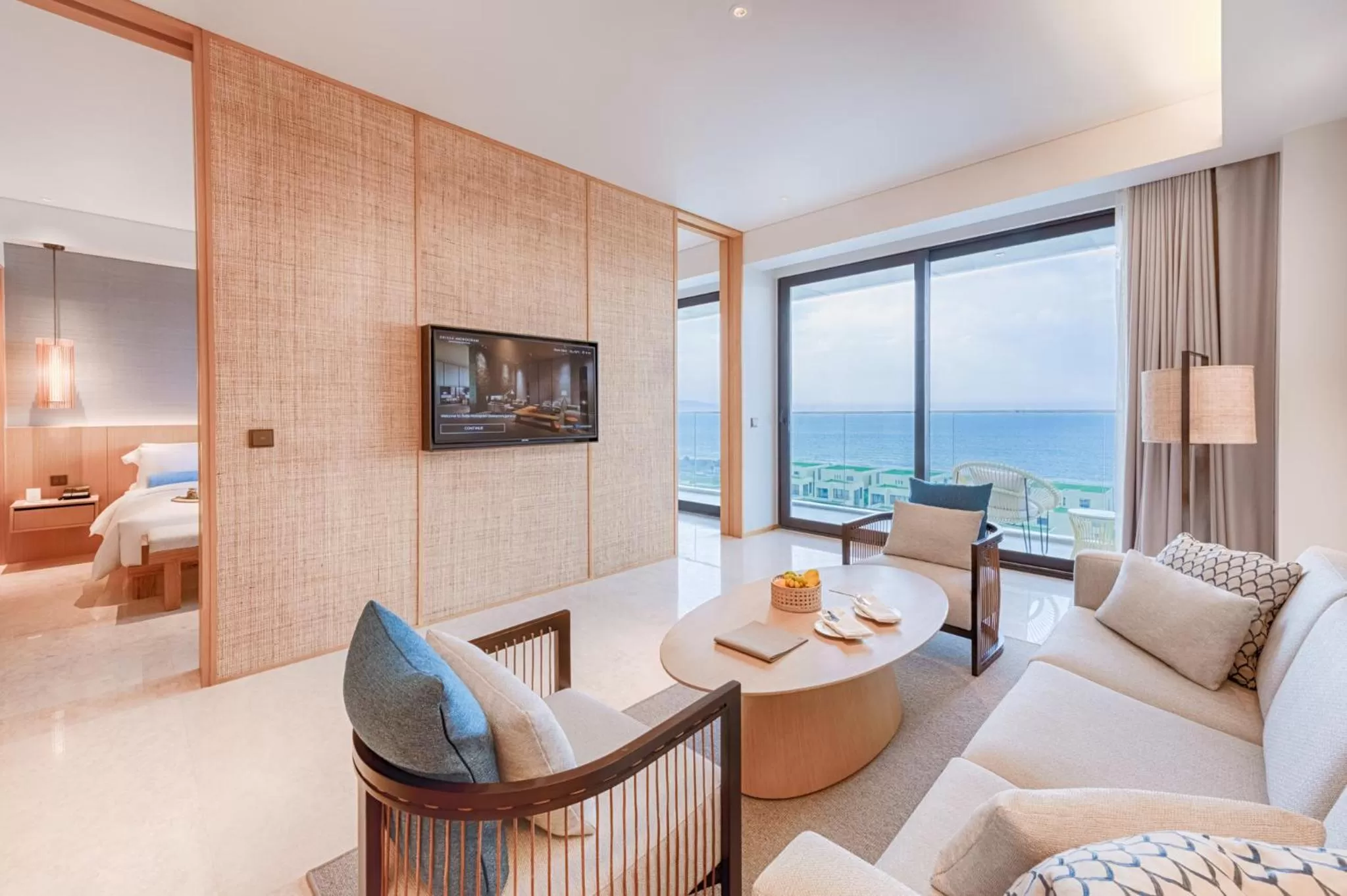 Living room, Bed in Shilla Monogram Danang