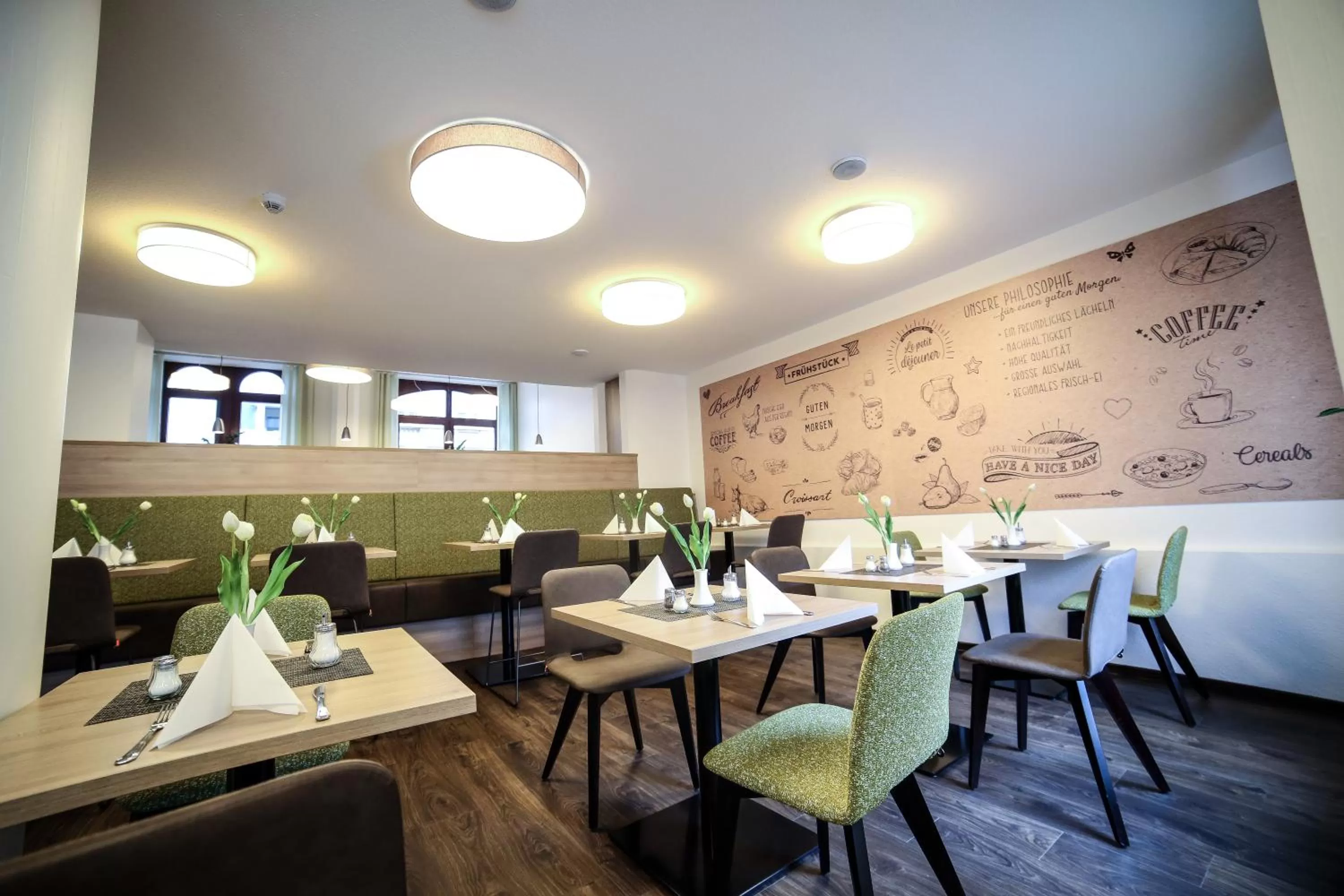 Restaurant/places to eat in City Partner Hotel Berliner Hof
