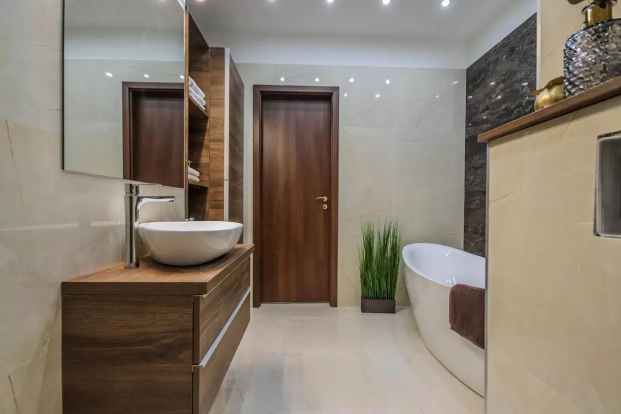 Bathroom in Bengt Apartment Dohány Str.