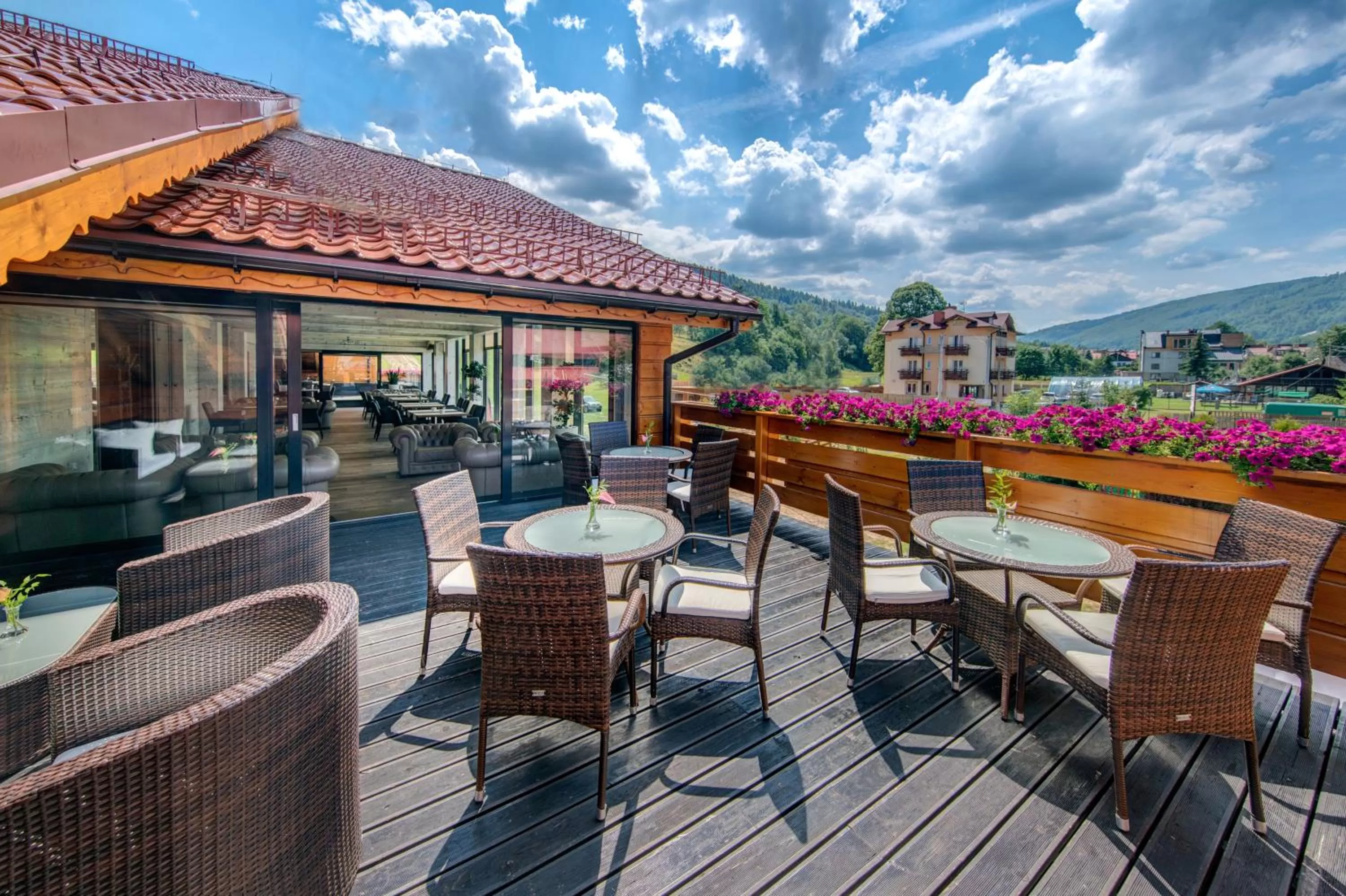 Balcony/Terrace in Hotel META Resort & Vine SPA