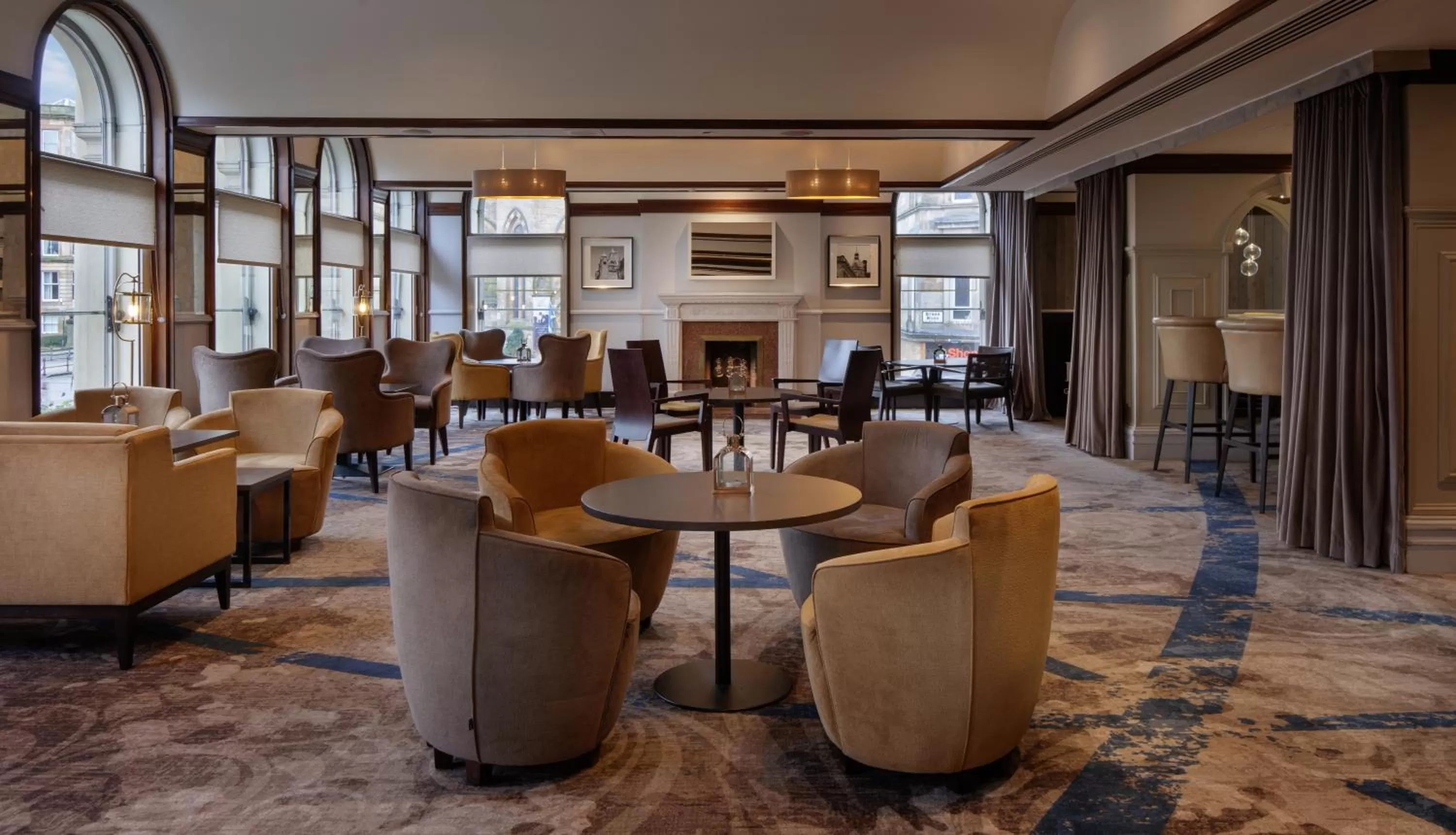 Lounge or bar in Glasgow Grosvenor Hotel