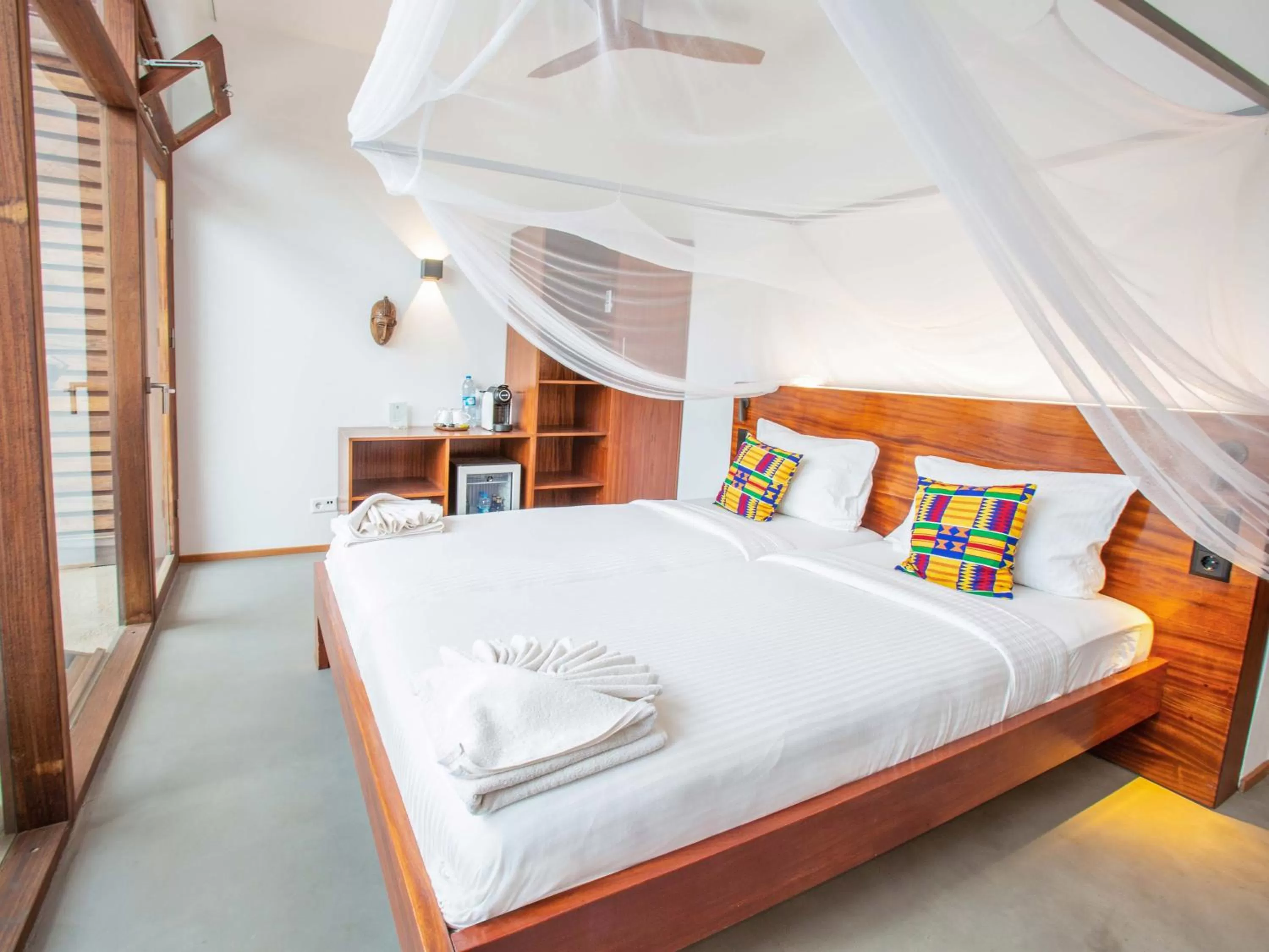 Photo of the whole room, Bed in King Fisher Village Eco-Boutique Hotel