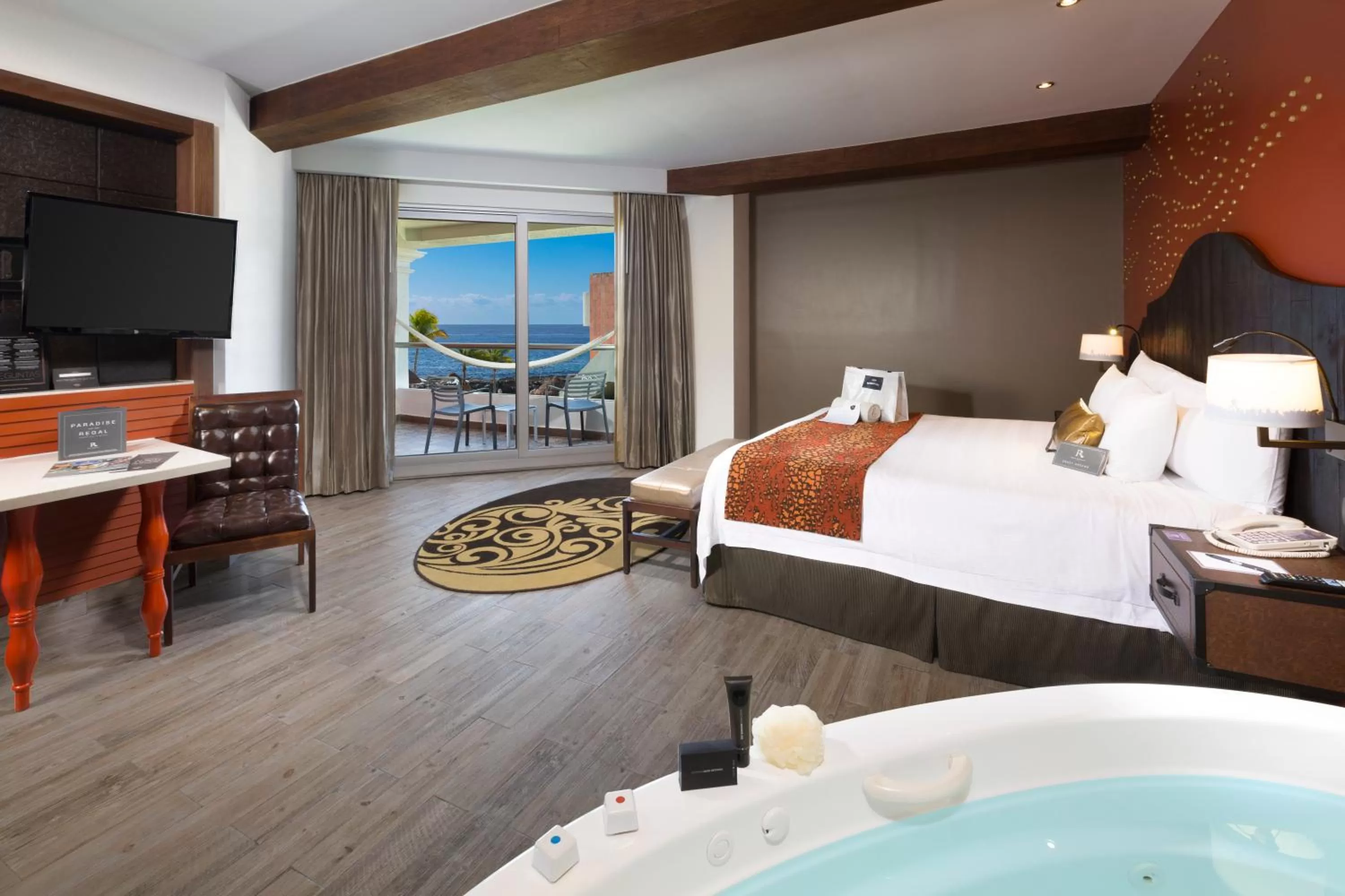 Bedroom, Bed in Hard Rock Hotel Riviera Maya - All Inclusive