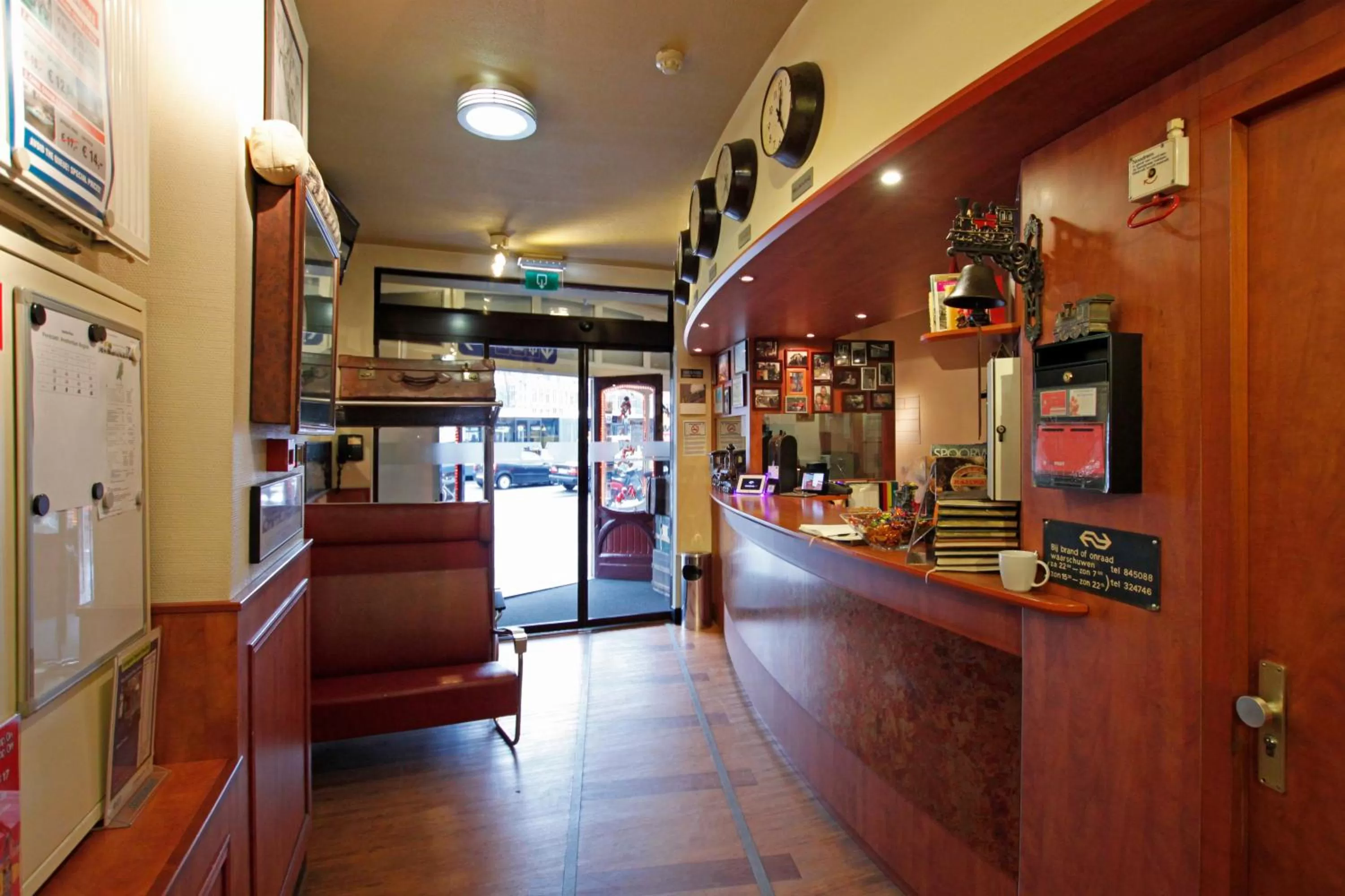 Lobby or reception in A-Train Hotel