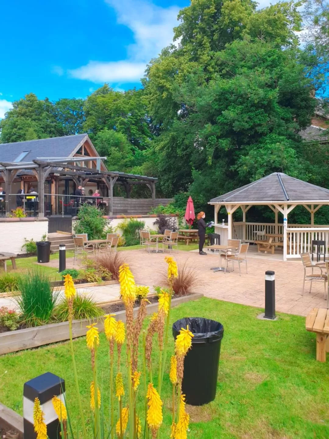 Patio in Number 10 Hotel