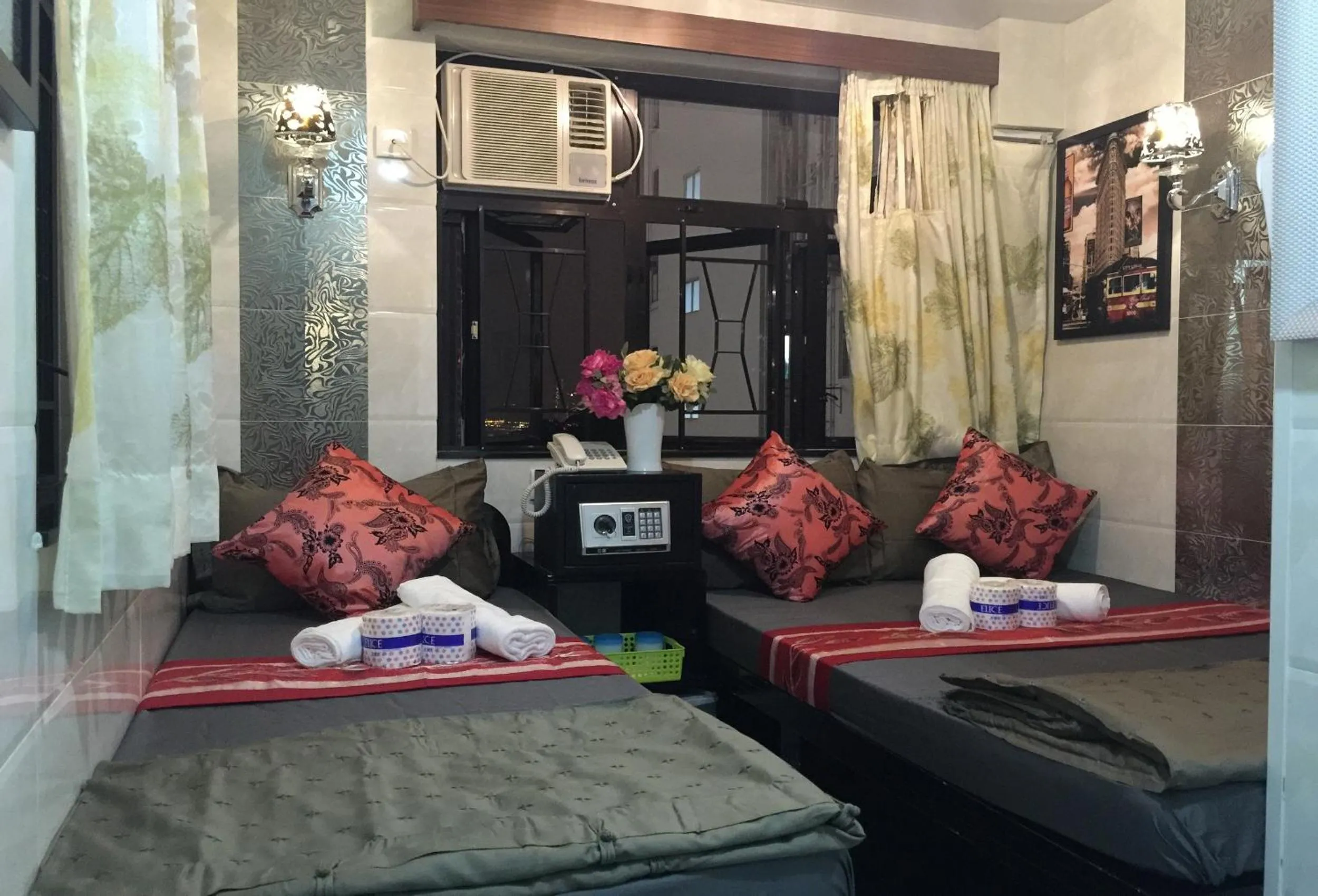 Decorative detail, Bed in Hostel Venus