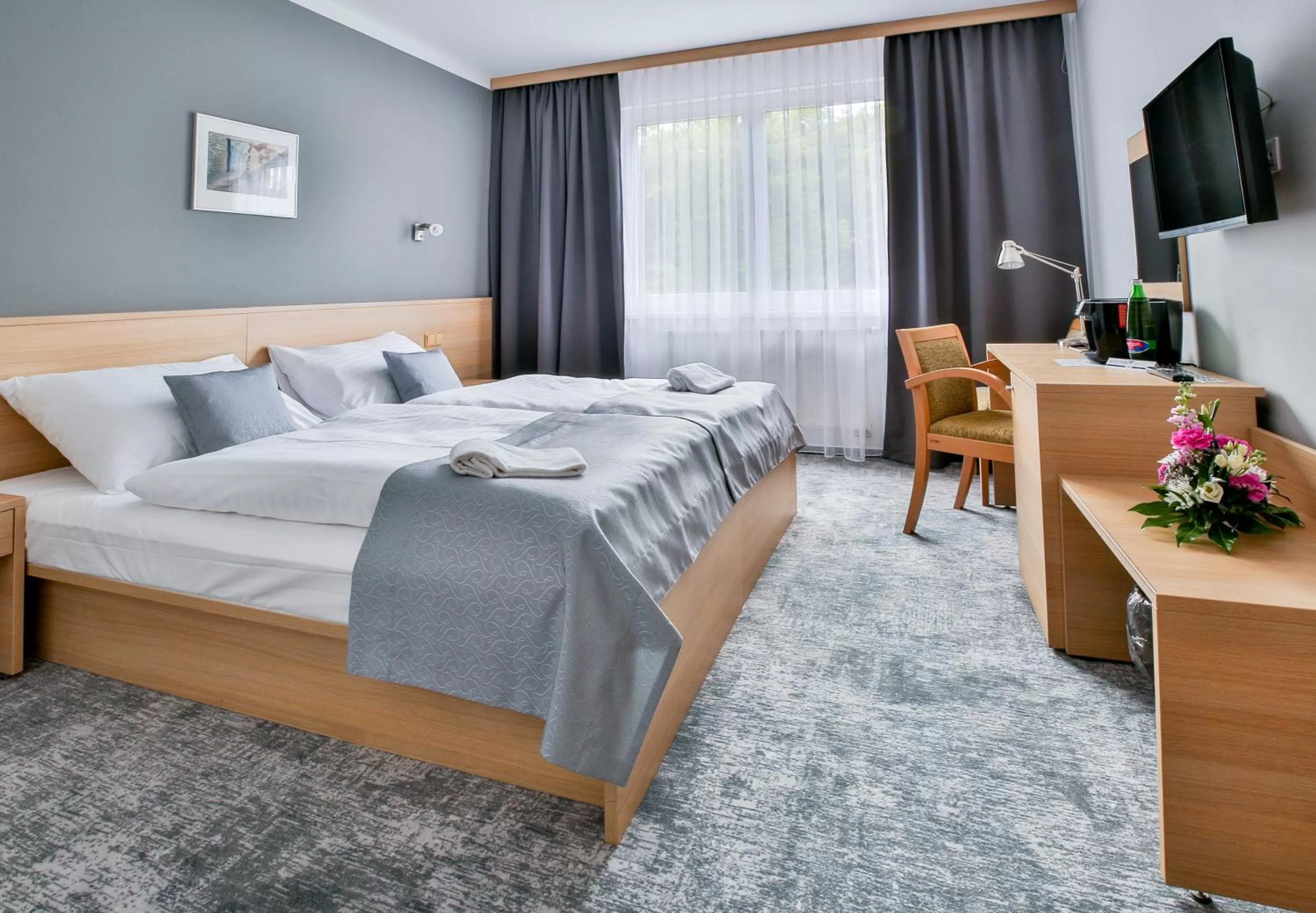 Bed in LH Parkhotel Hluboka Nad Vltavou Congress & Wellness