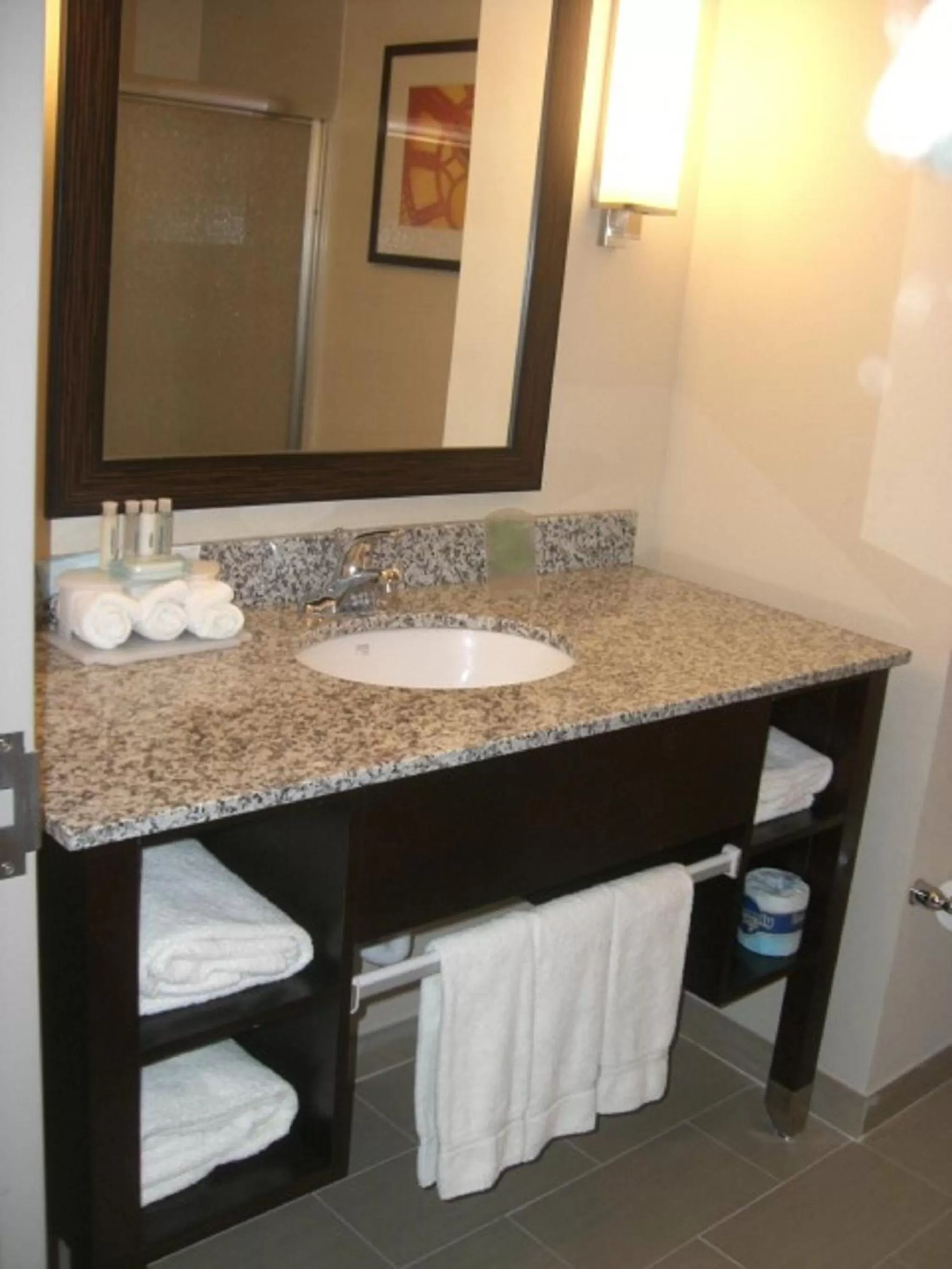 Bathroom in Holiday Inn Express Northwest Maize by IHG