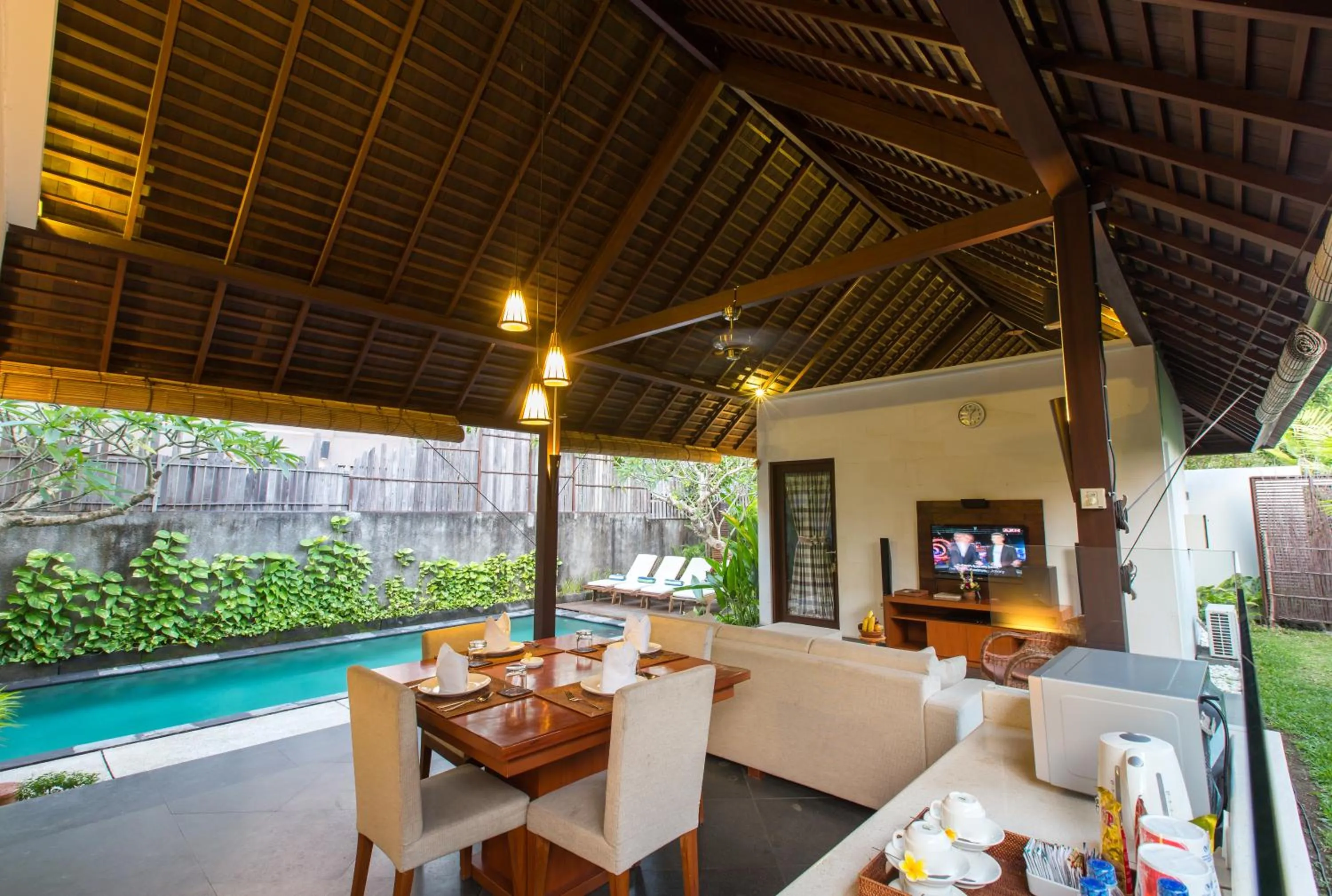 Living room in The Astari Villa and Residence