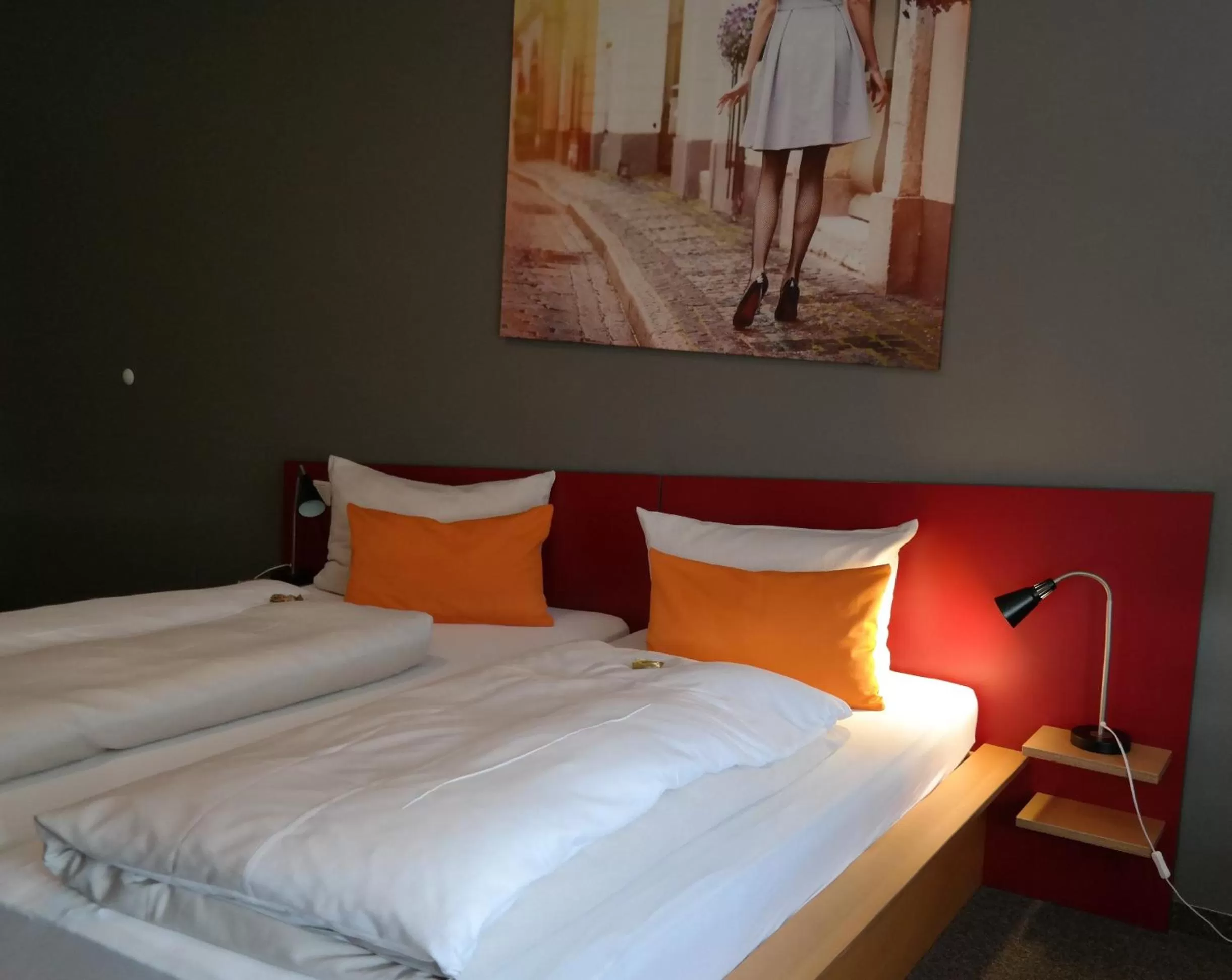 Photo of the whole room, Bed in GS Hotel Mindelheim