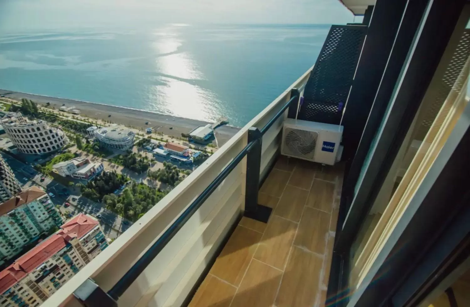 Balcony/Terrace in Batumi Inn Aparthotel With Sea View
