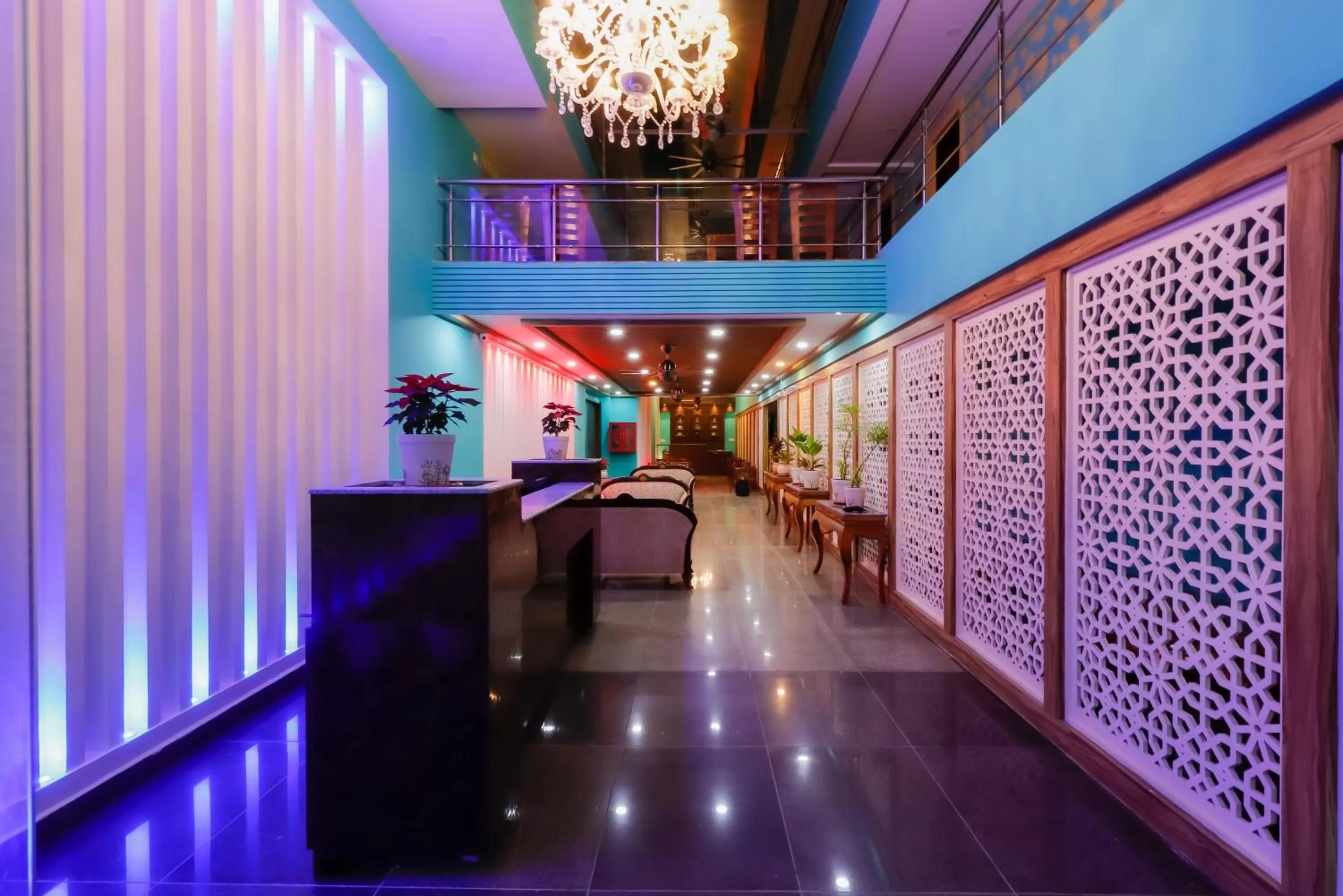 Lobby or reception in Miranda Beach Resort Baga