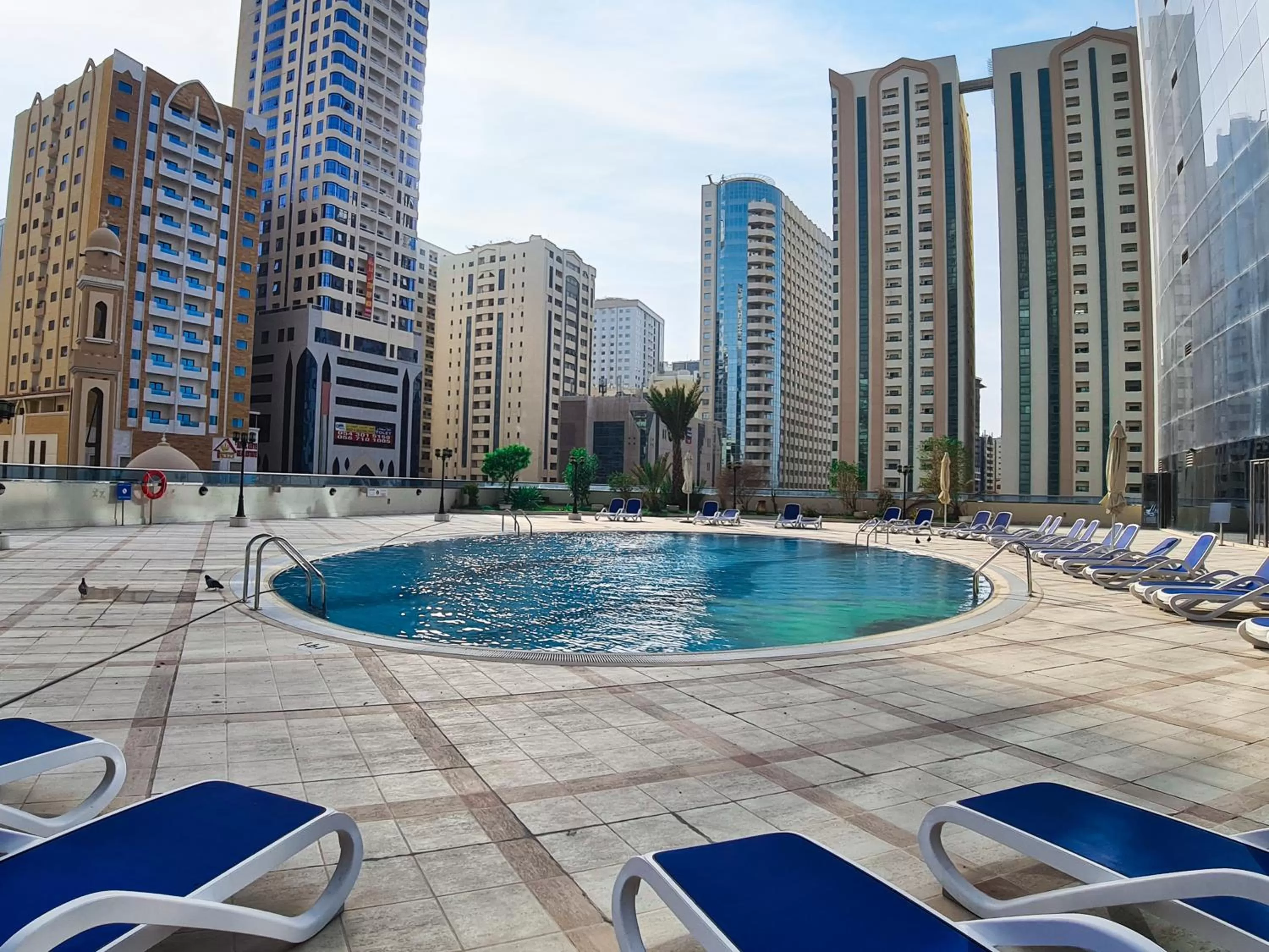 Swimming pool in Corniche Hotel Sharjah