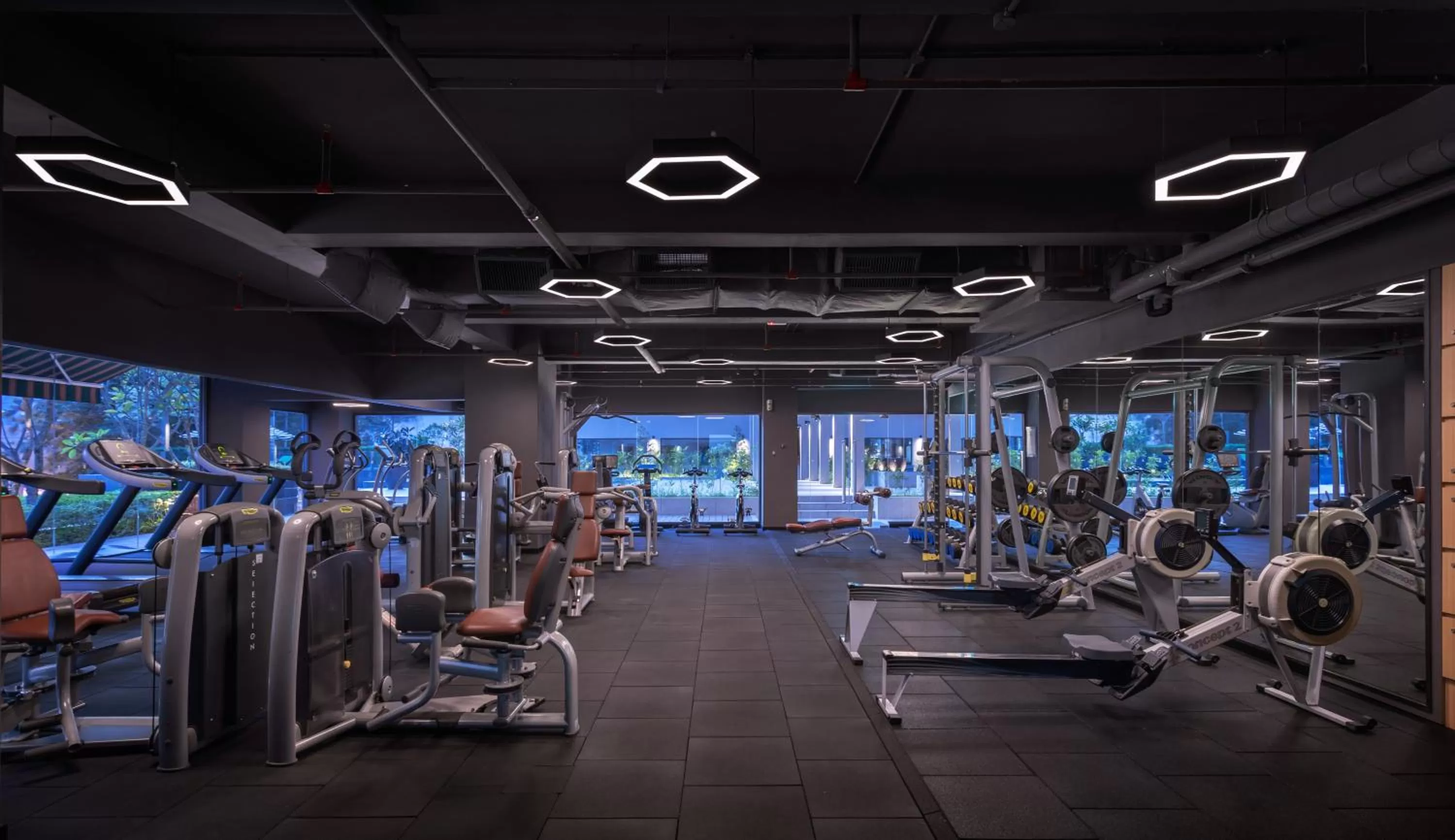Fitness centre/facilities in G Hotel Gurney