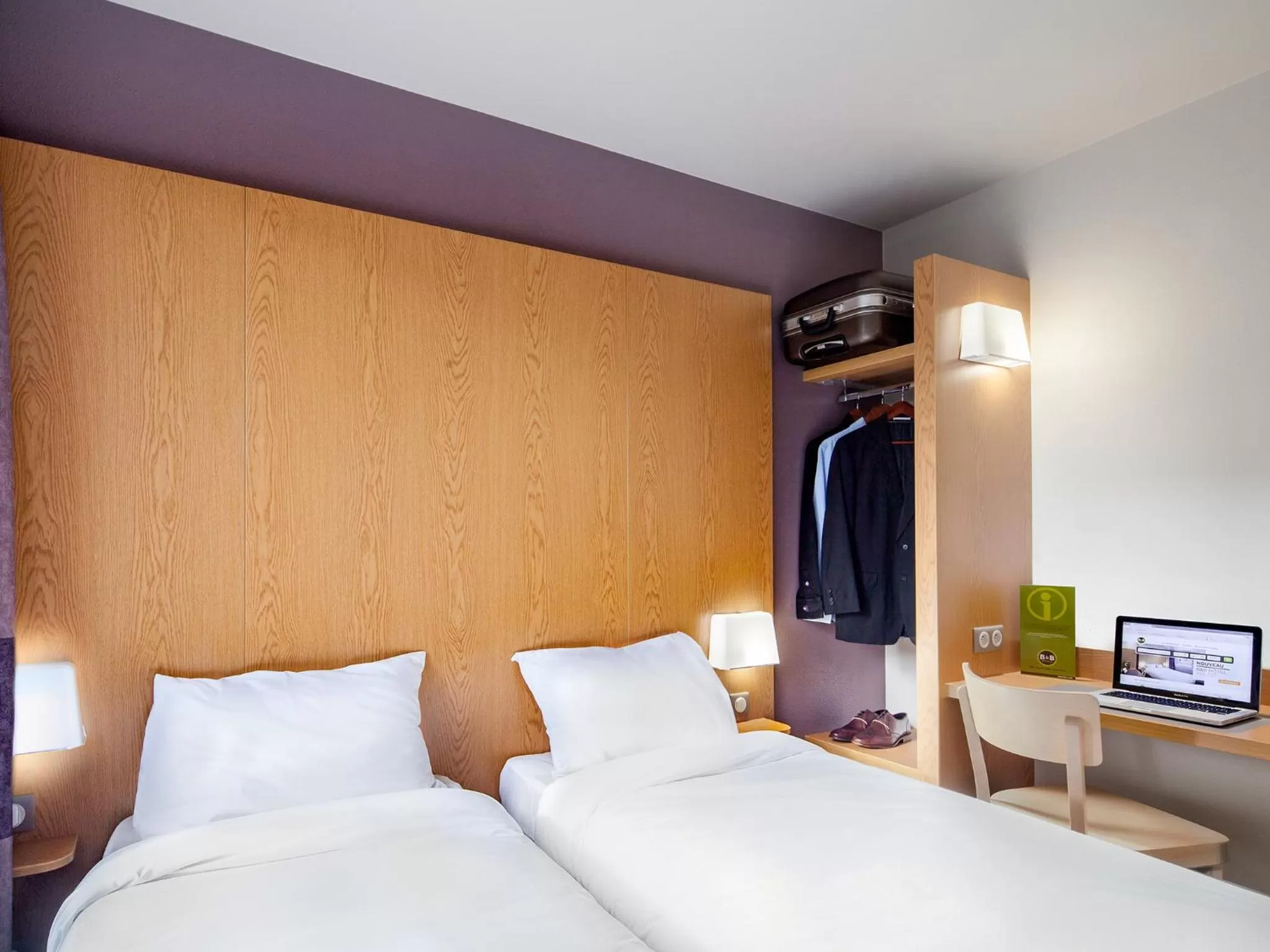 Photo of the whole room, Bed in B&B HOTEL Marne-La-Vallée Torcy