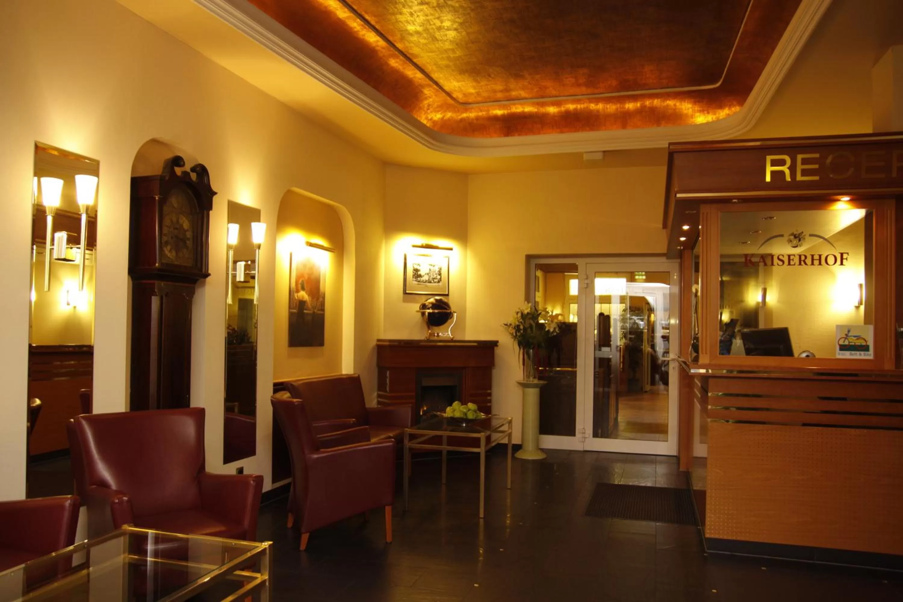Lobby or reception in Hotel Kaiserhof Wesel