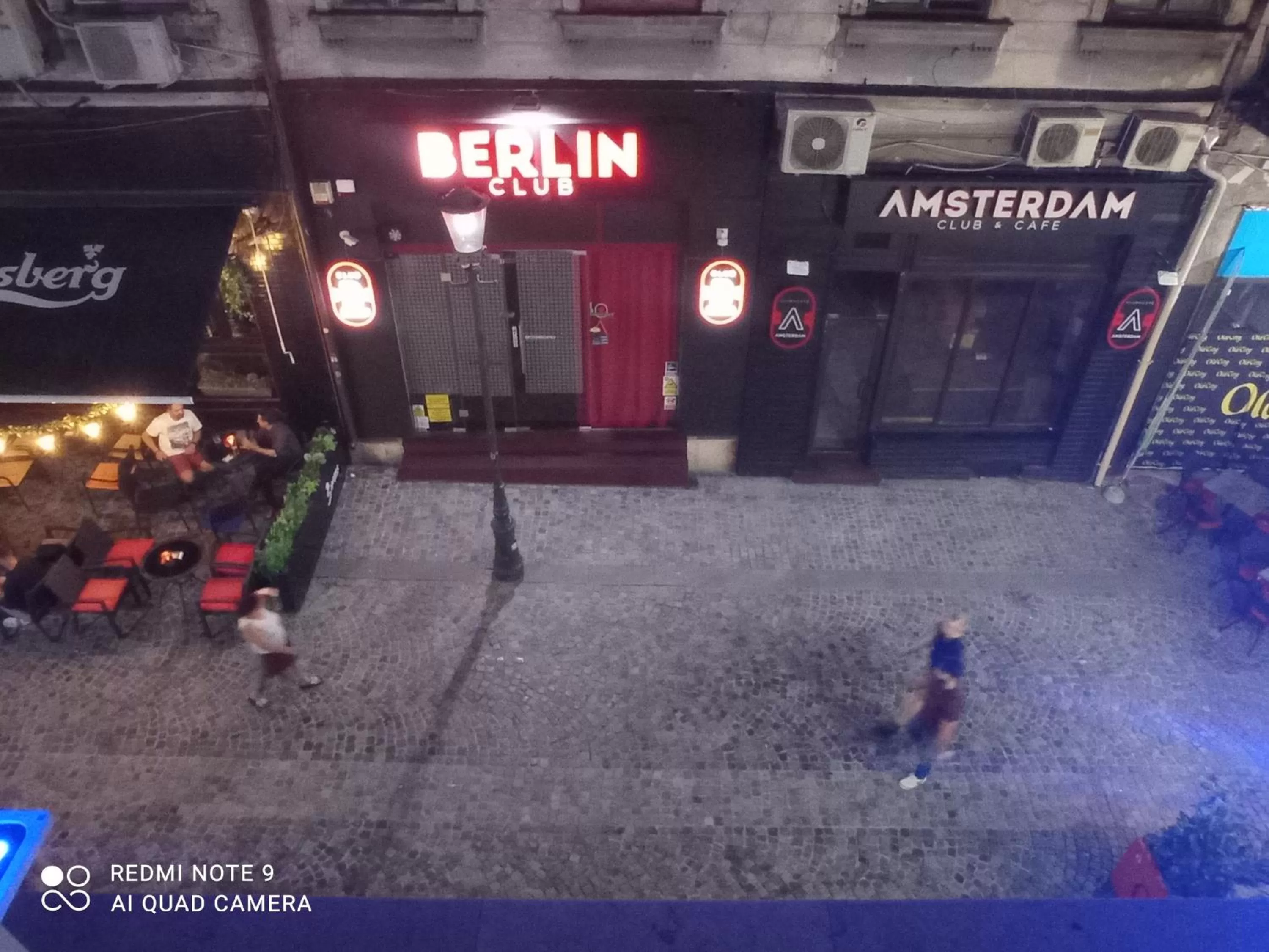 Bird's eye view in New Era Hotel Old Town Party Zone Bucharest- parking with fee nearby - NOT at the hotel !