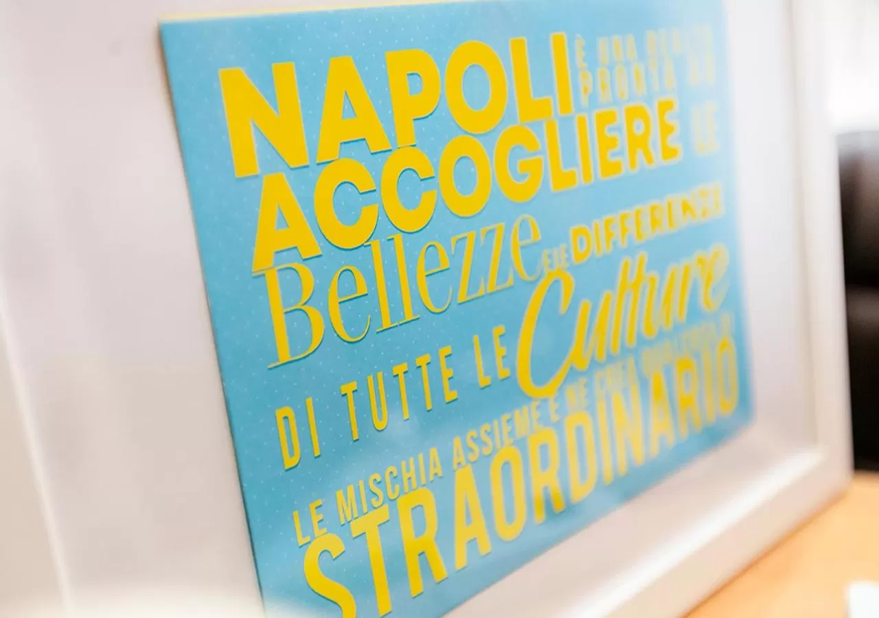 Lobby or reception in B&B Vico Milano 18