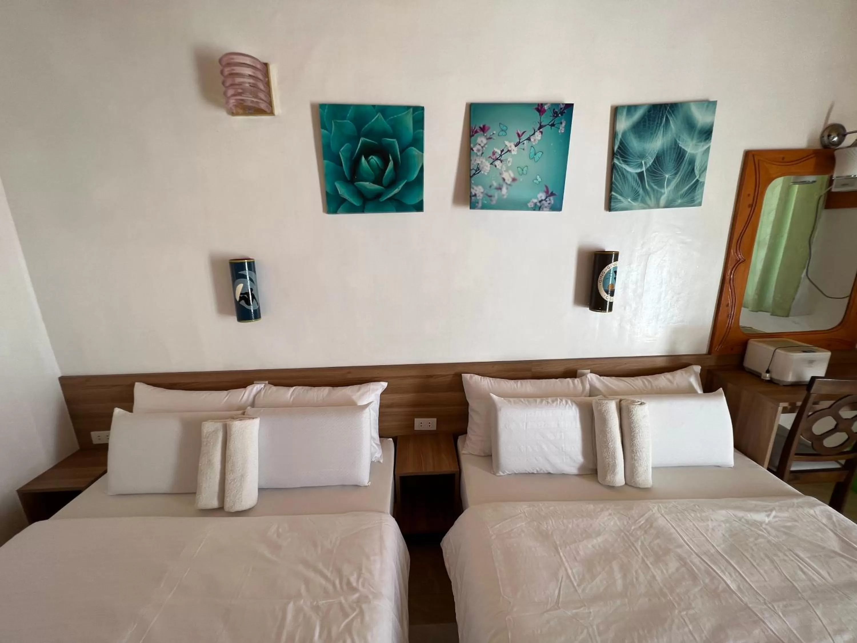 Bed in Ging-Ging Hotel And Resort