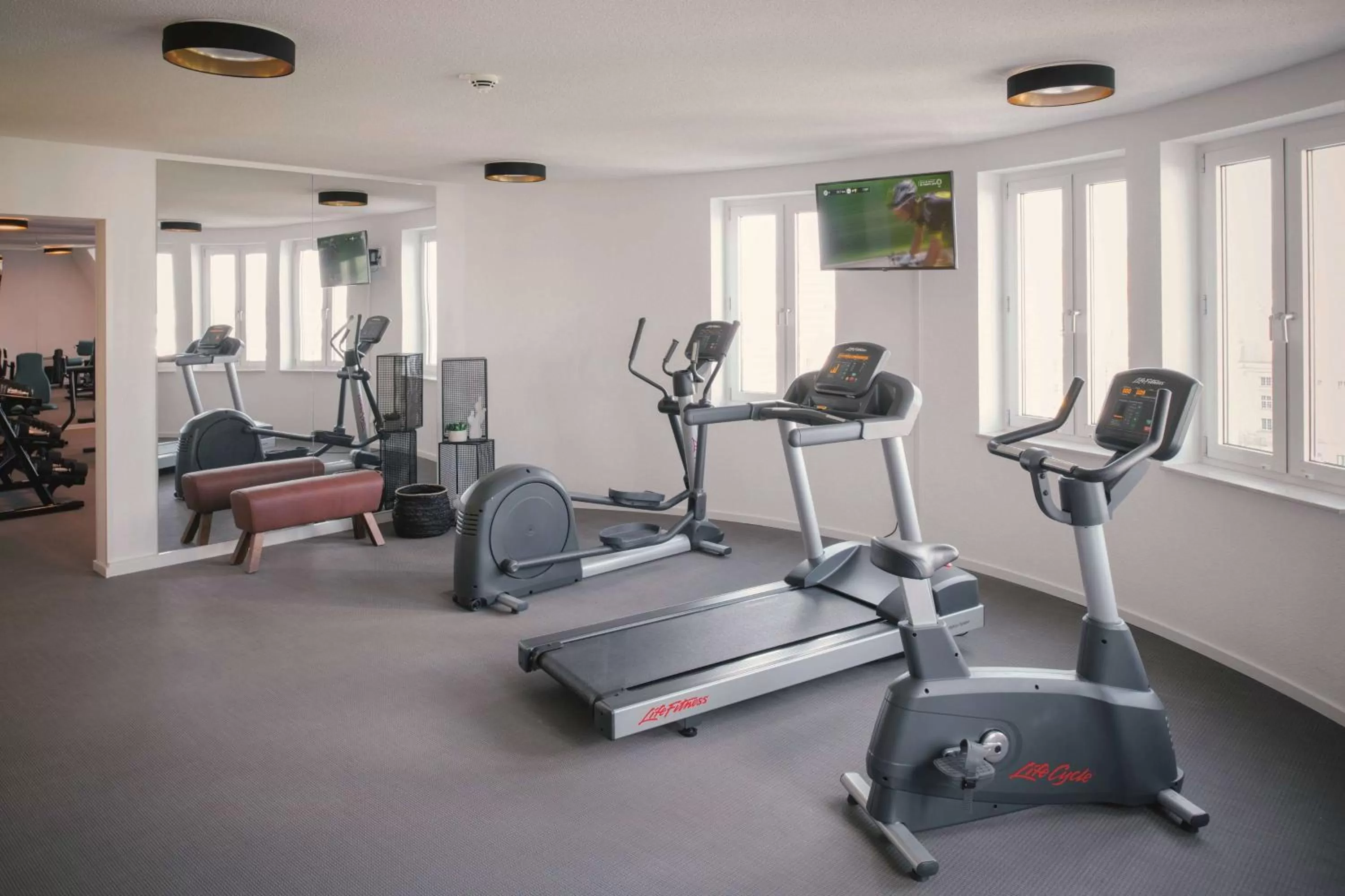 Fitness centre/facilities in Vienna House Easy by Wyndham Leipzig