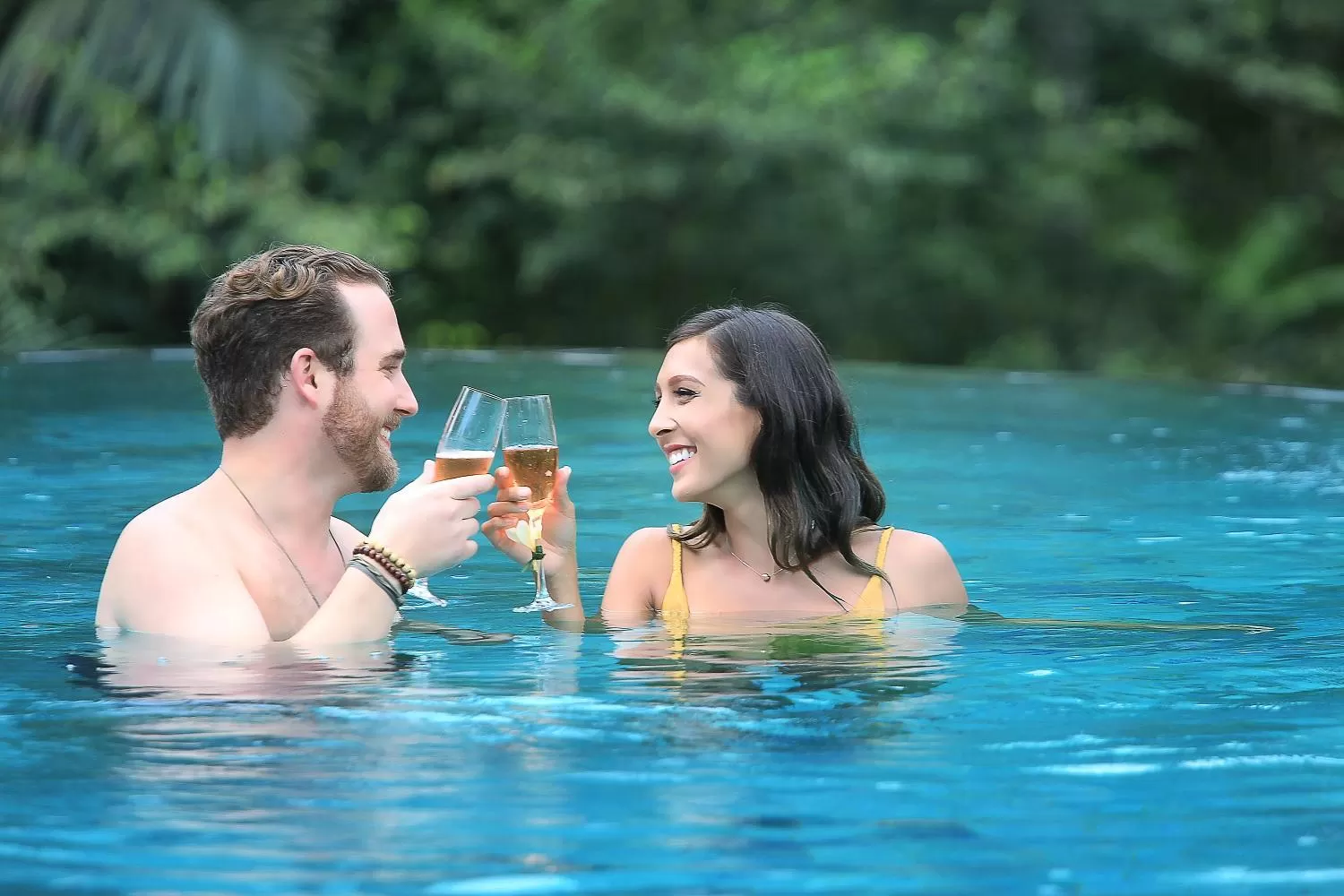 Swimming pool in The Kayon Resort