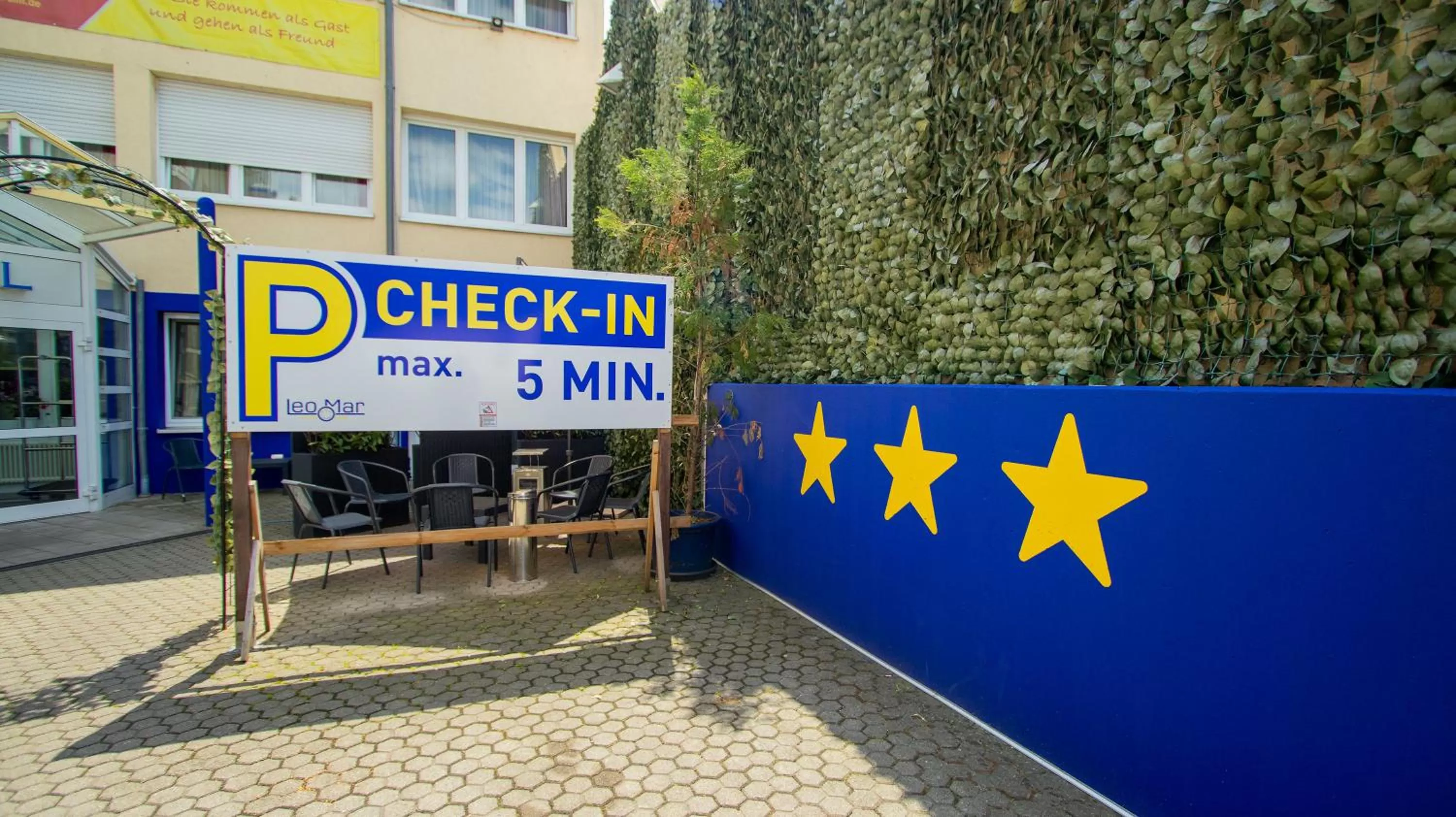 Property building, Property Logo/Sign in LeoMar Hotel