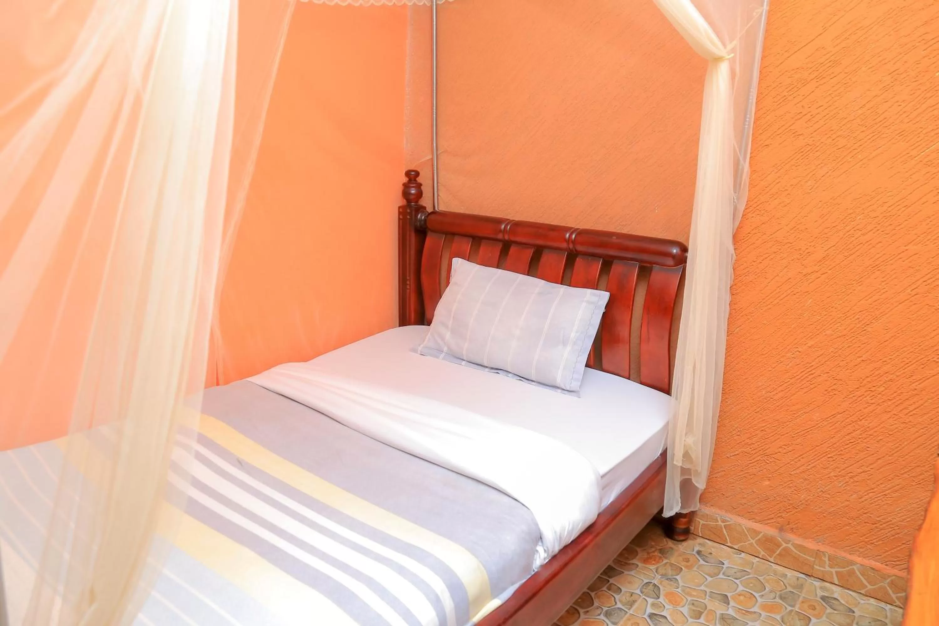 Bed in African Tribe Suites