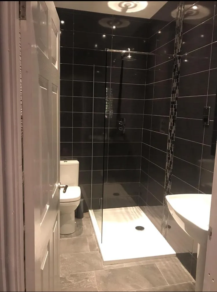 Bathroom in The Lilly Restaurant With Rooms