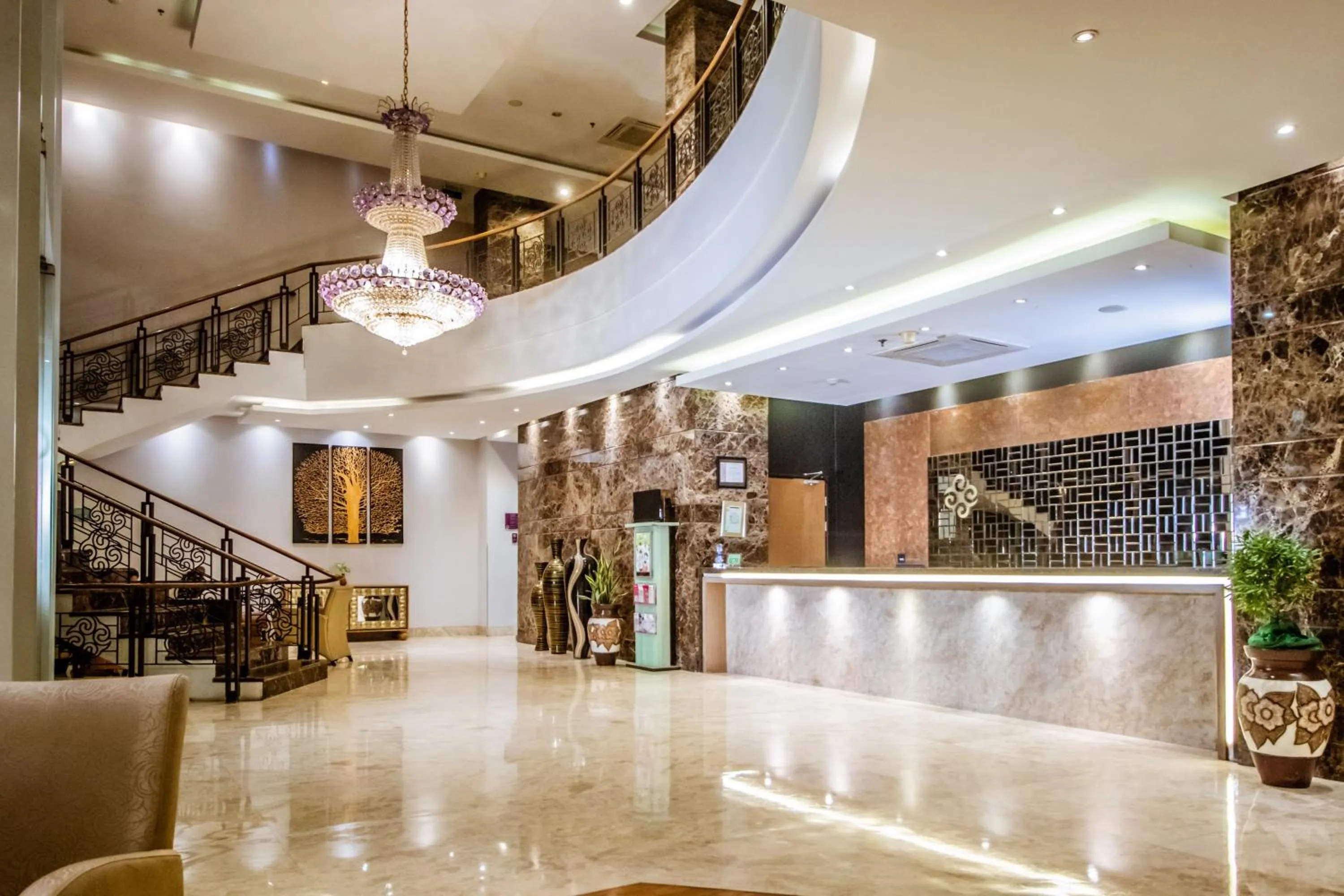 Lobby or reception in Grand Tjokro Yogyakarta