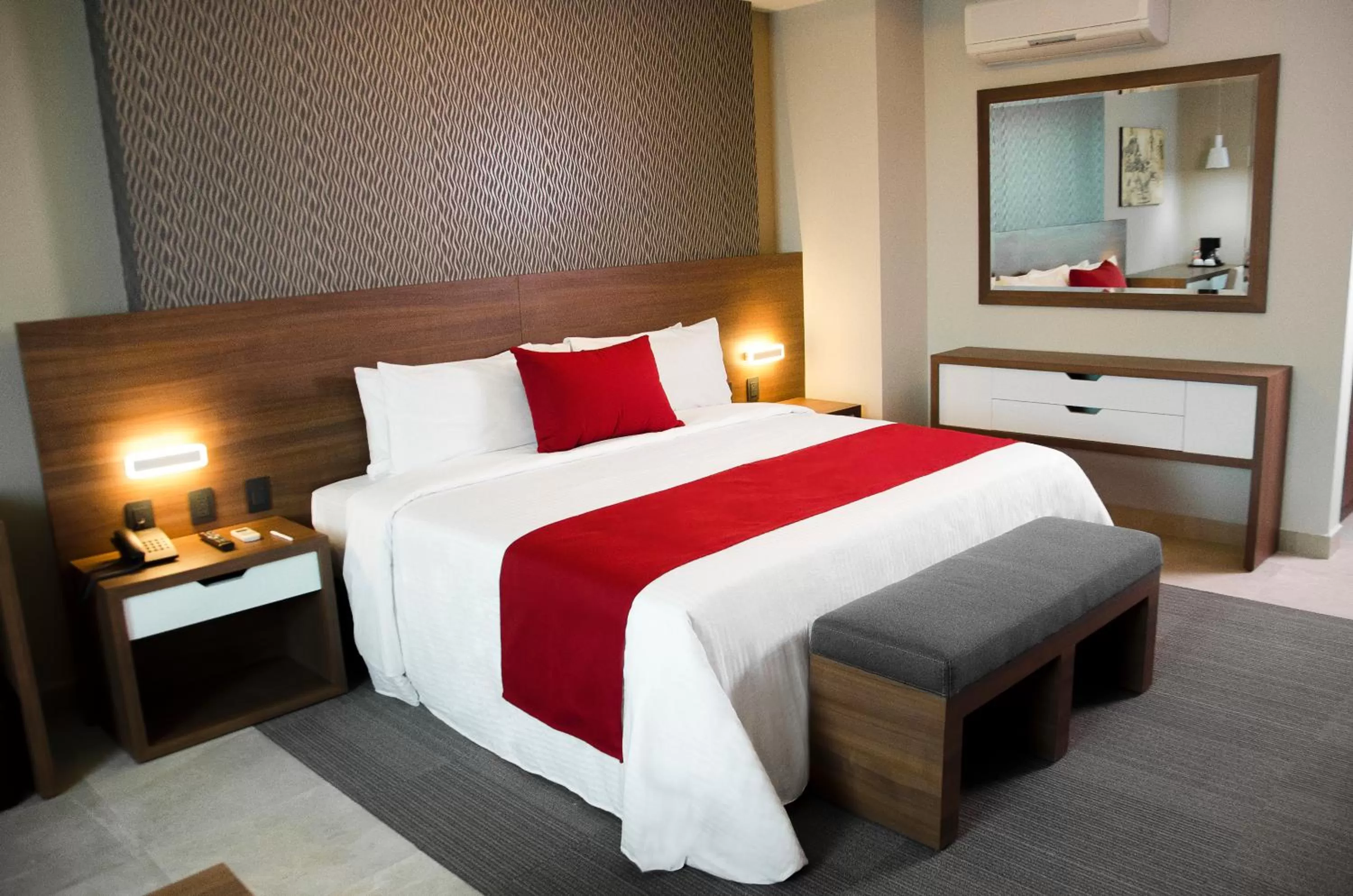 Bed in Hotel 5 de Mayo