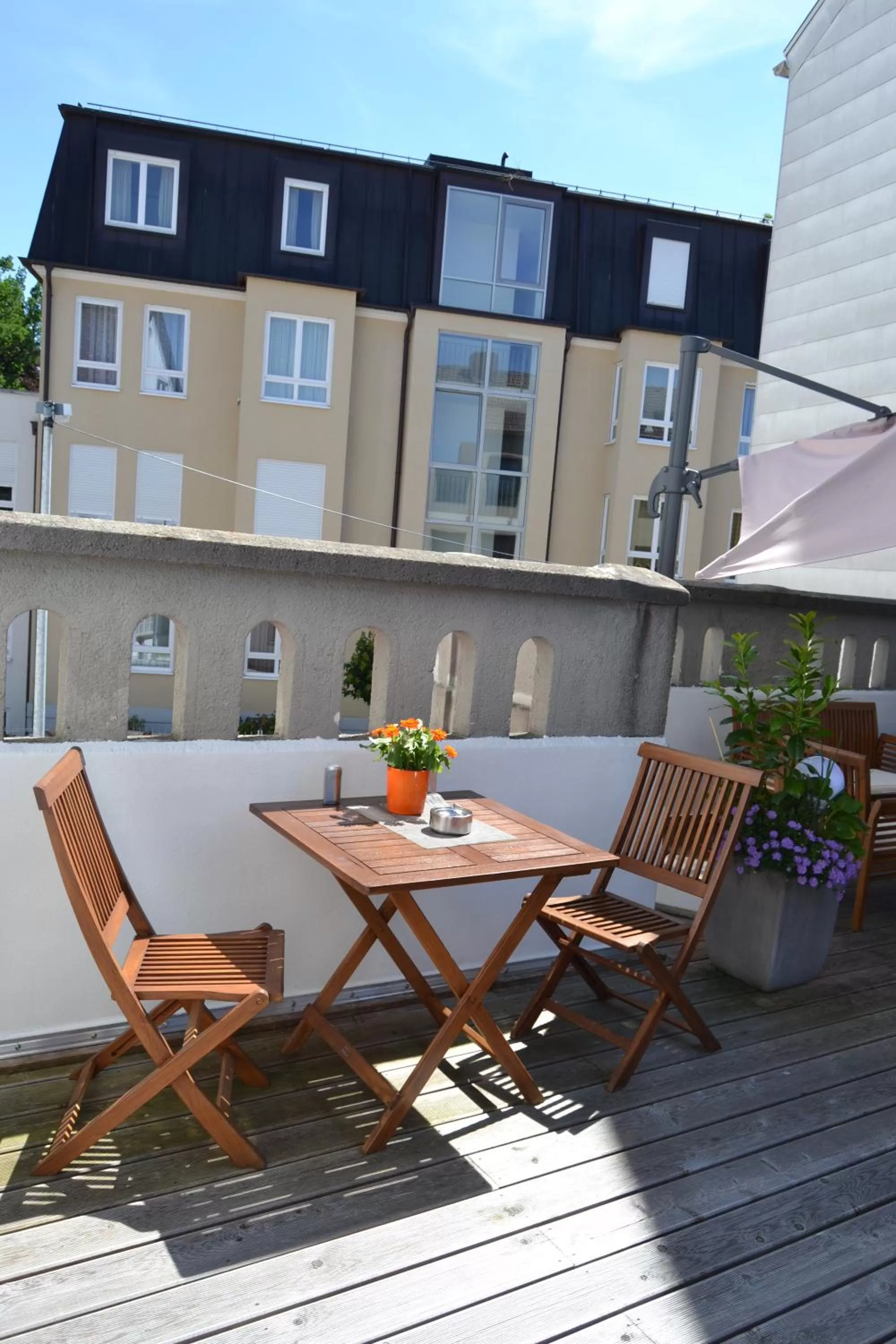 Balcony/Terrace in Gästehaus Stiftsstadt