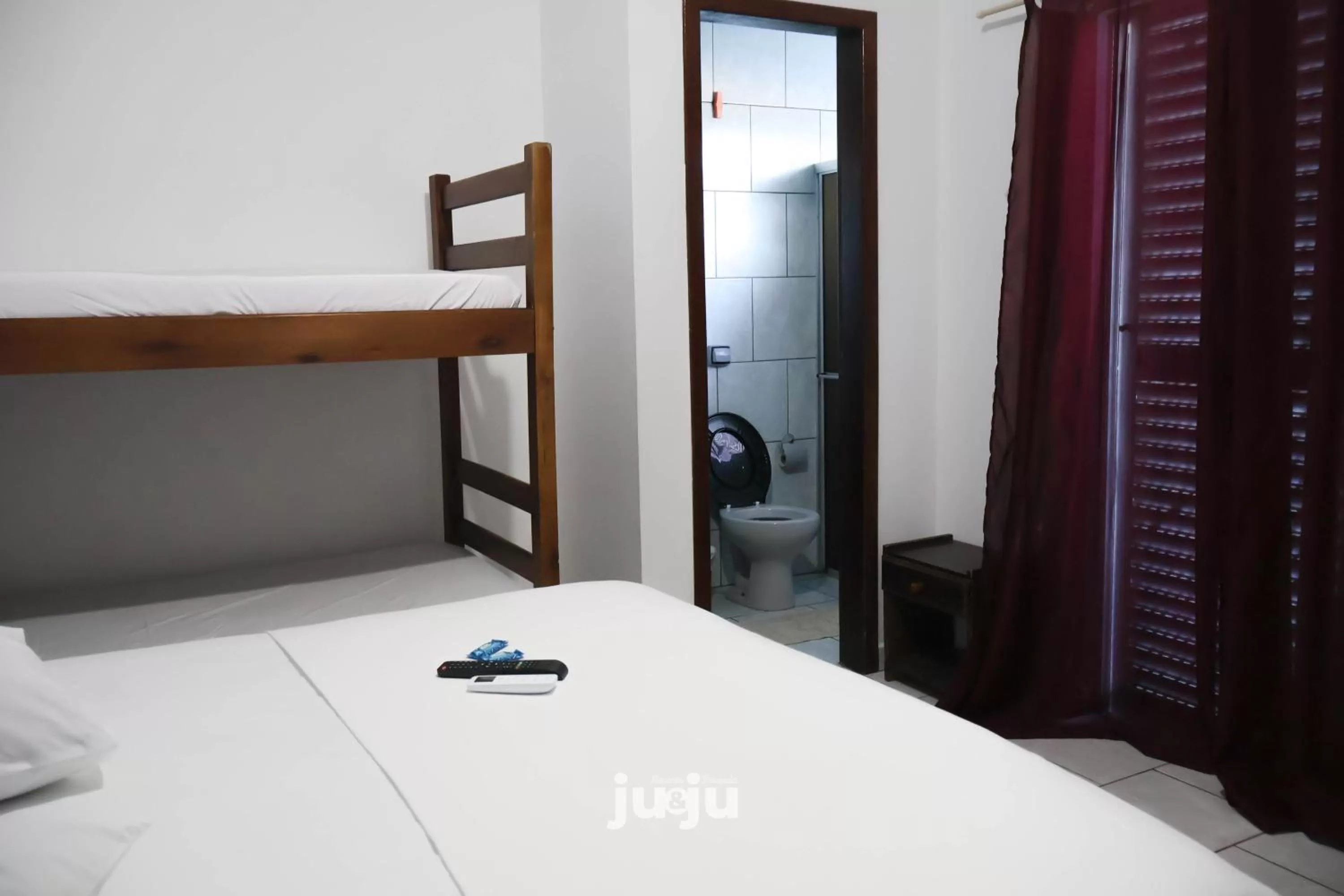 Bed in Pousada Ju&Ju à 400 mts DA PRAIA