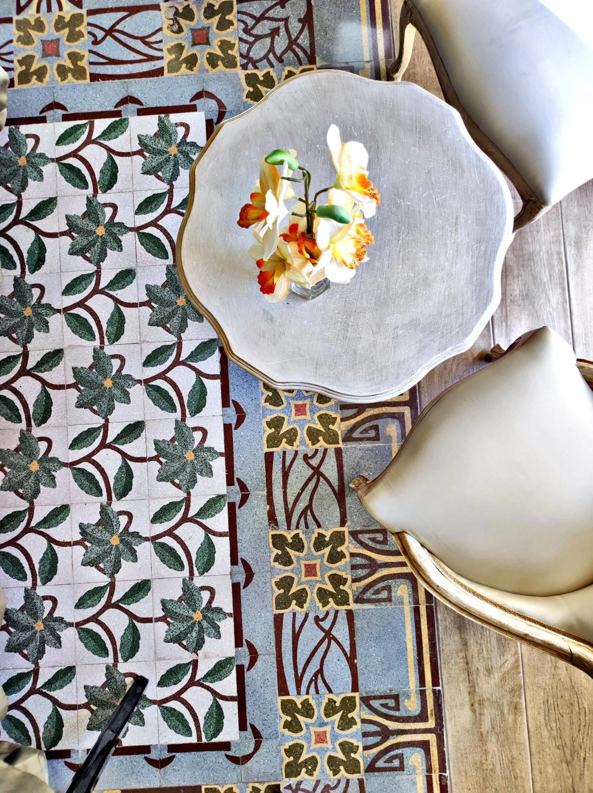 Decorative detail in Kèramos Luxury Rooms