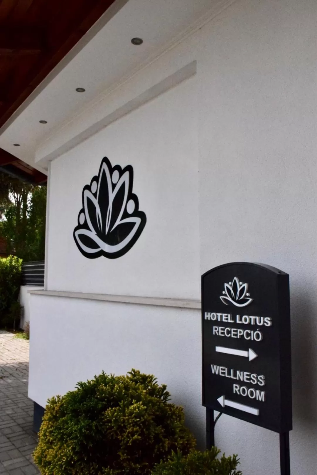 Property Logo/Sign in Hotel Lotus