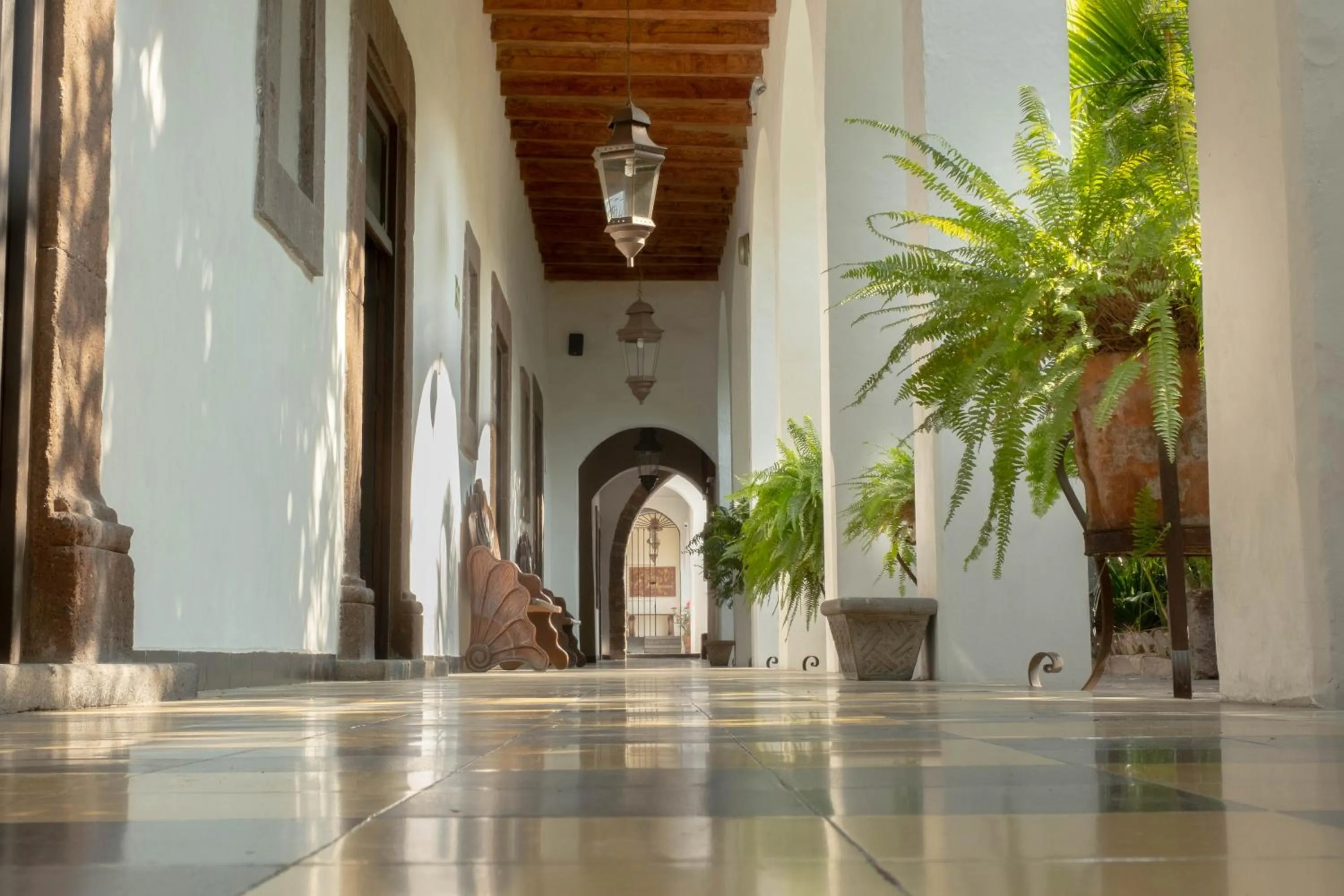 Patio in Hotel Layseca