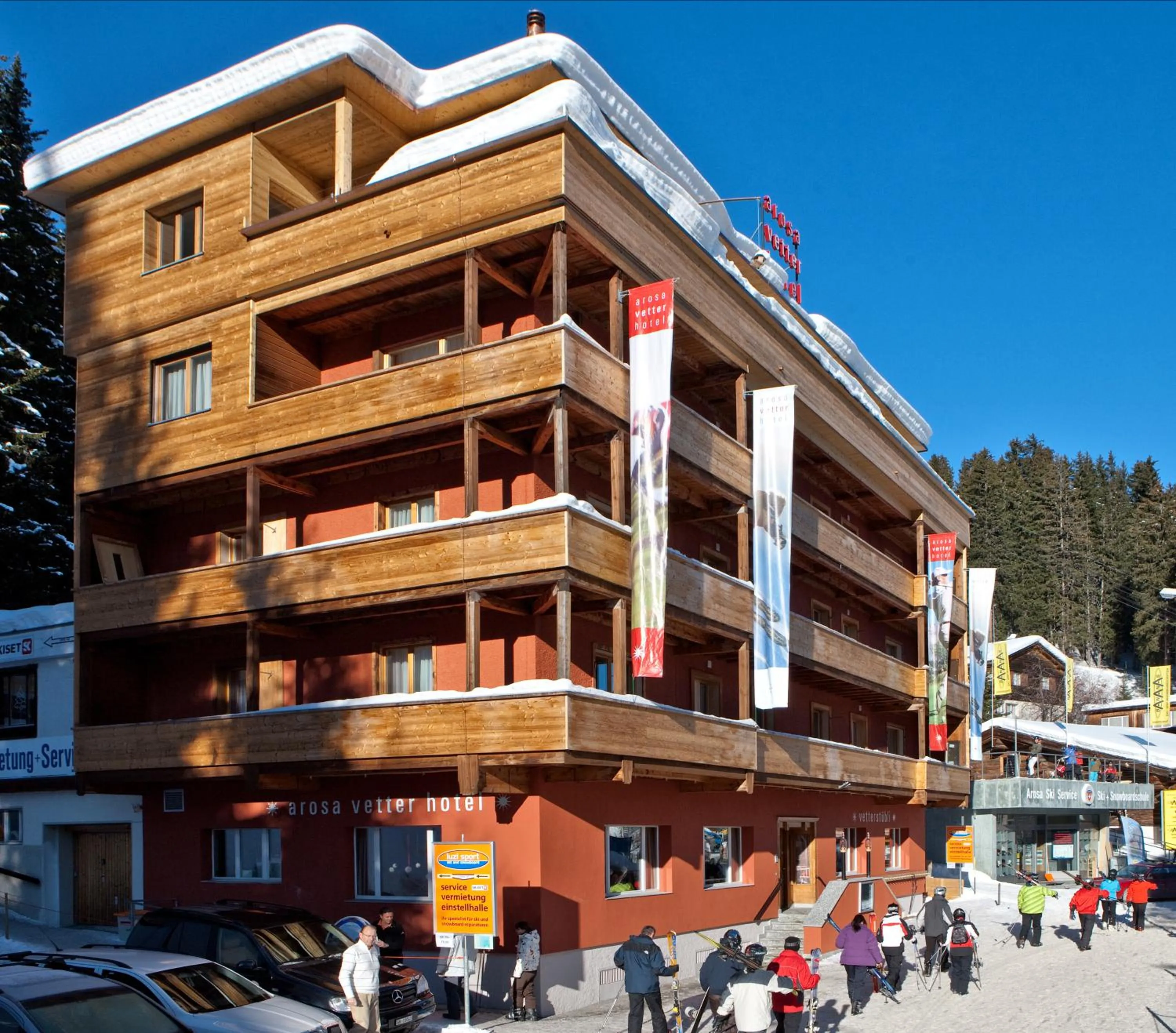 Facade/entrance in Arosa Vetter Hotel