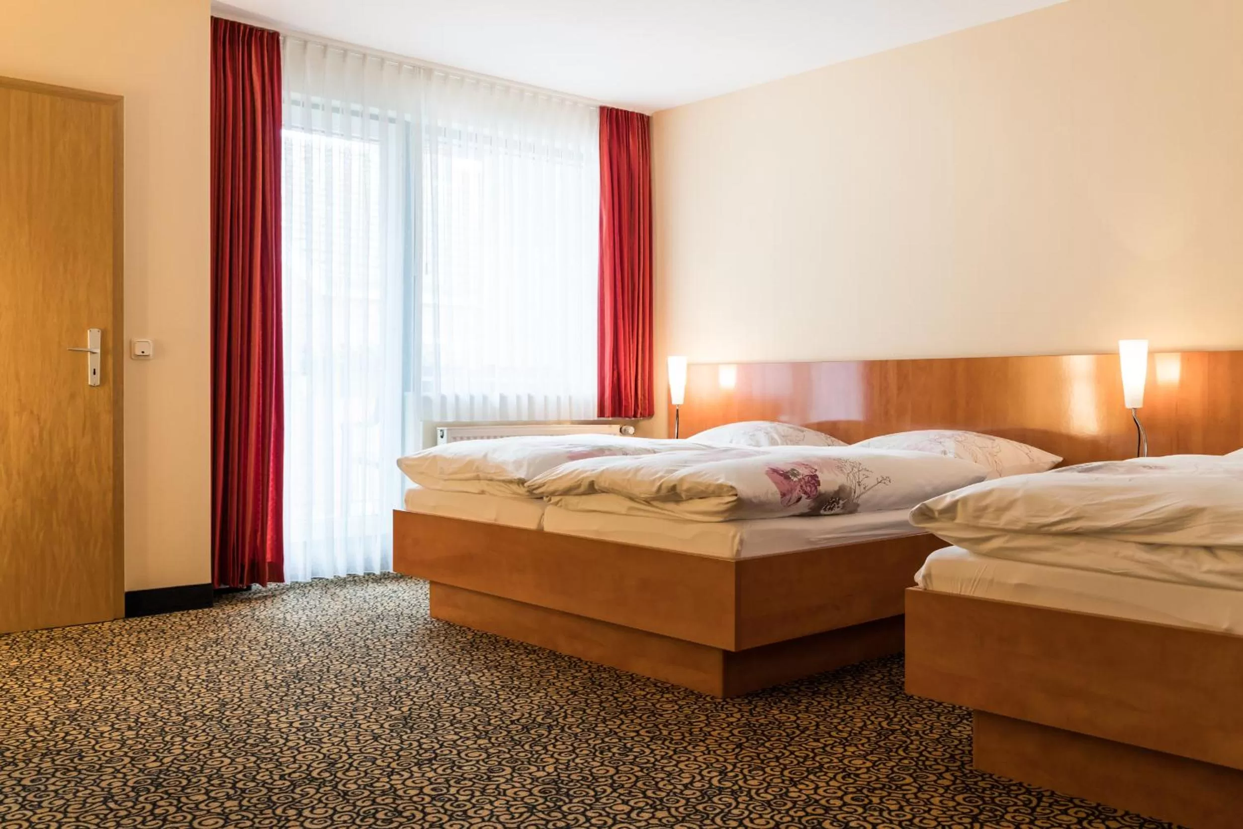 Bed in Hotel Matthias