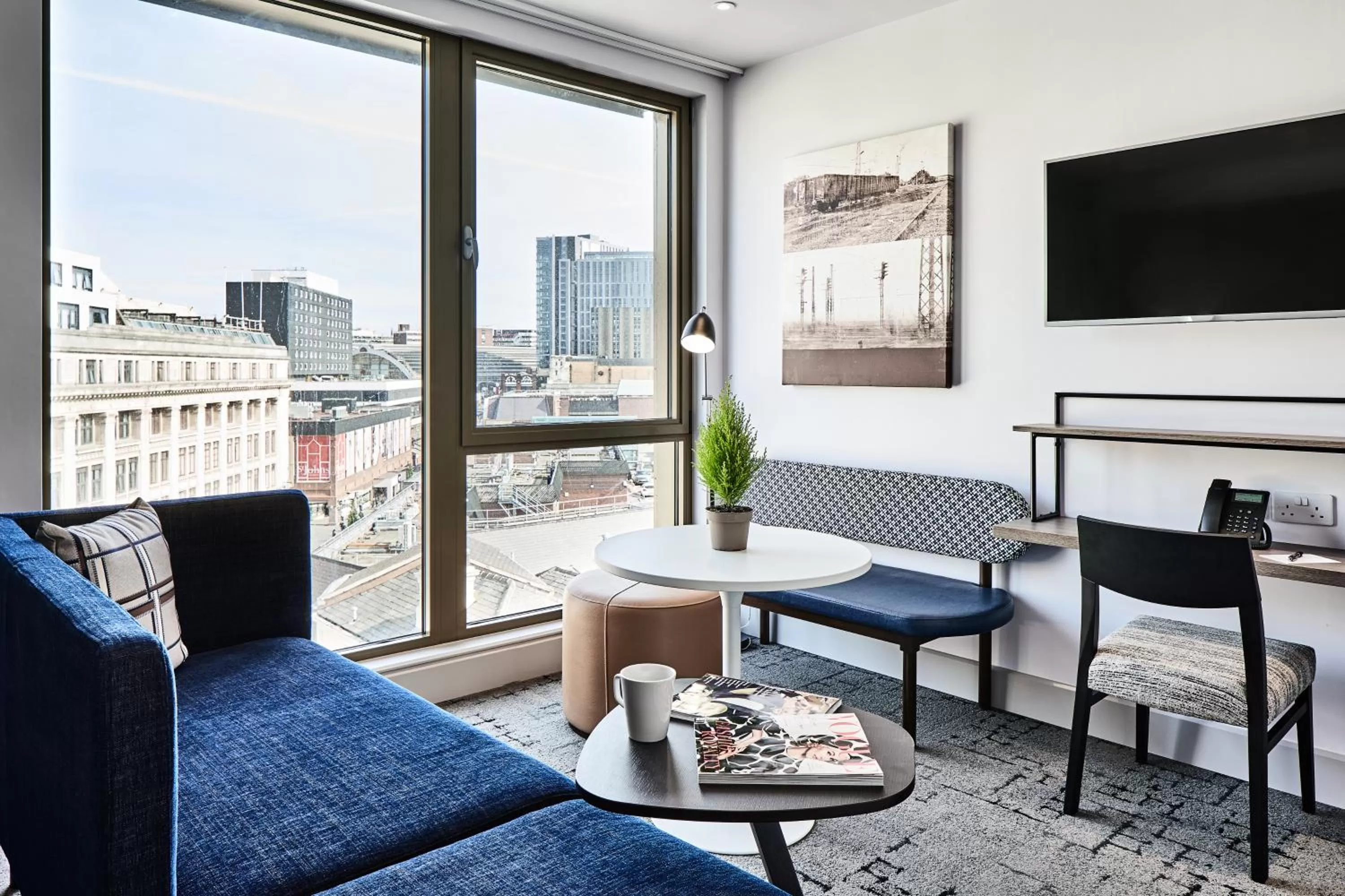 Seating area in Citadines City Centre Liverpool