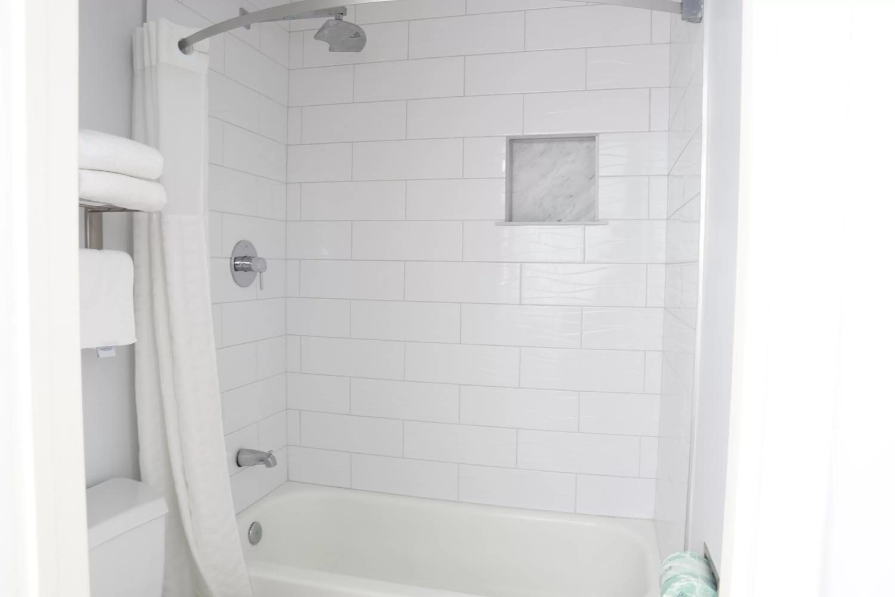 Shower in Days Inn by Wyndham Near City Of Hope