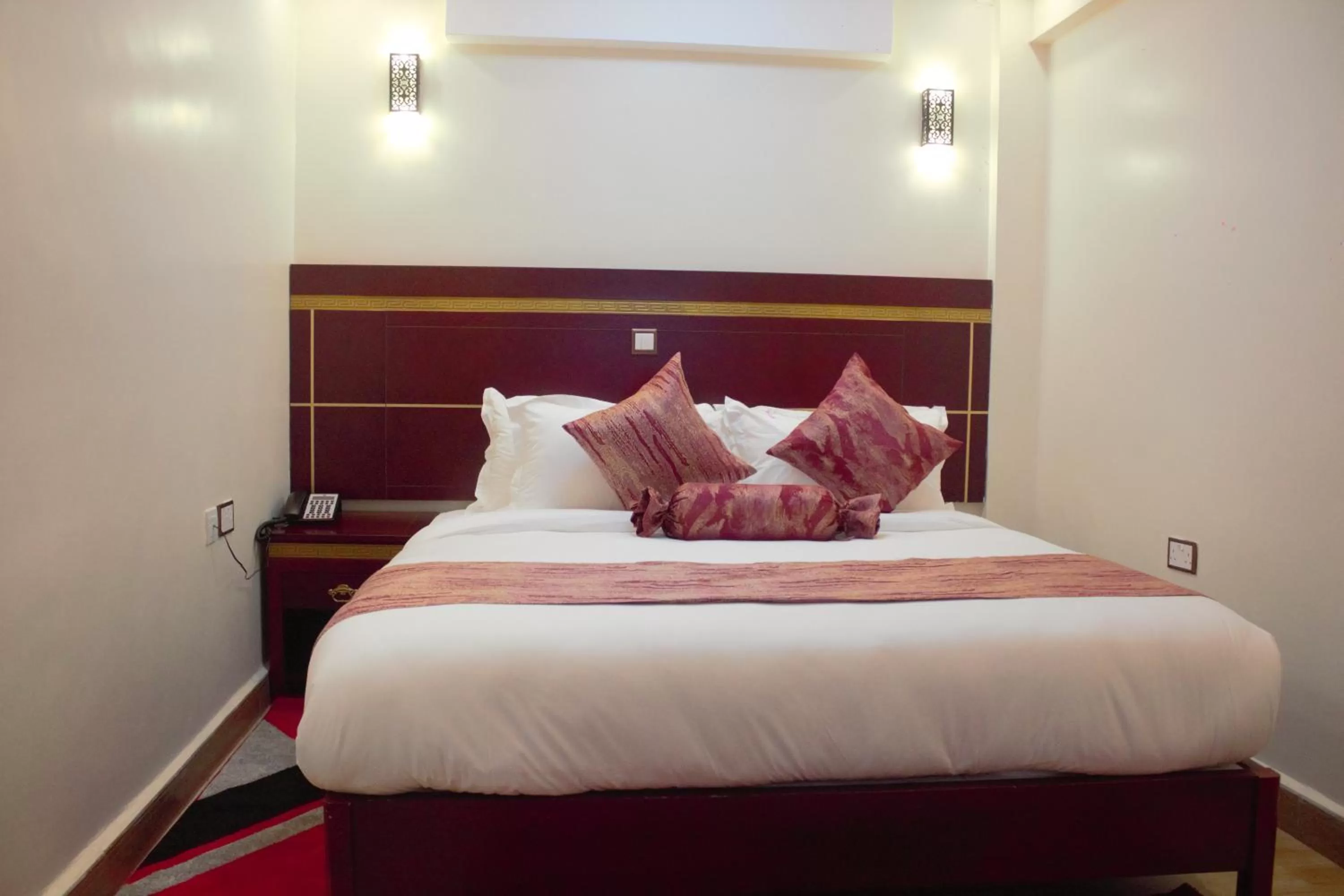 Bed in Vickmark Hotel