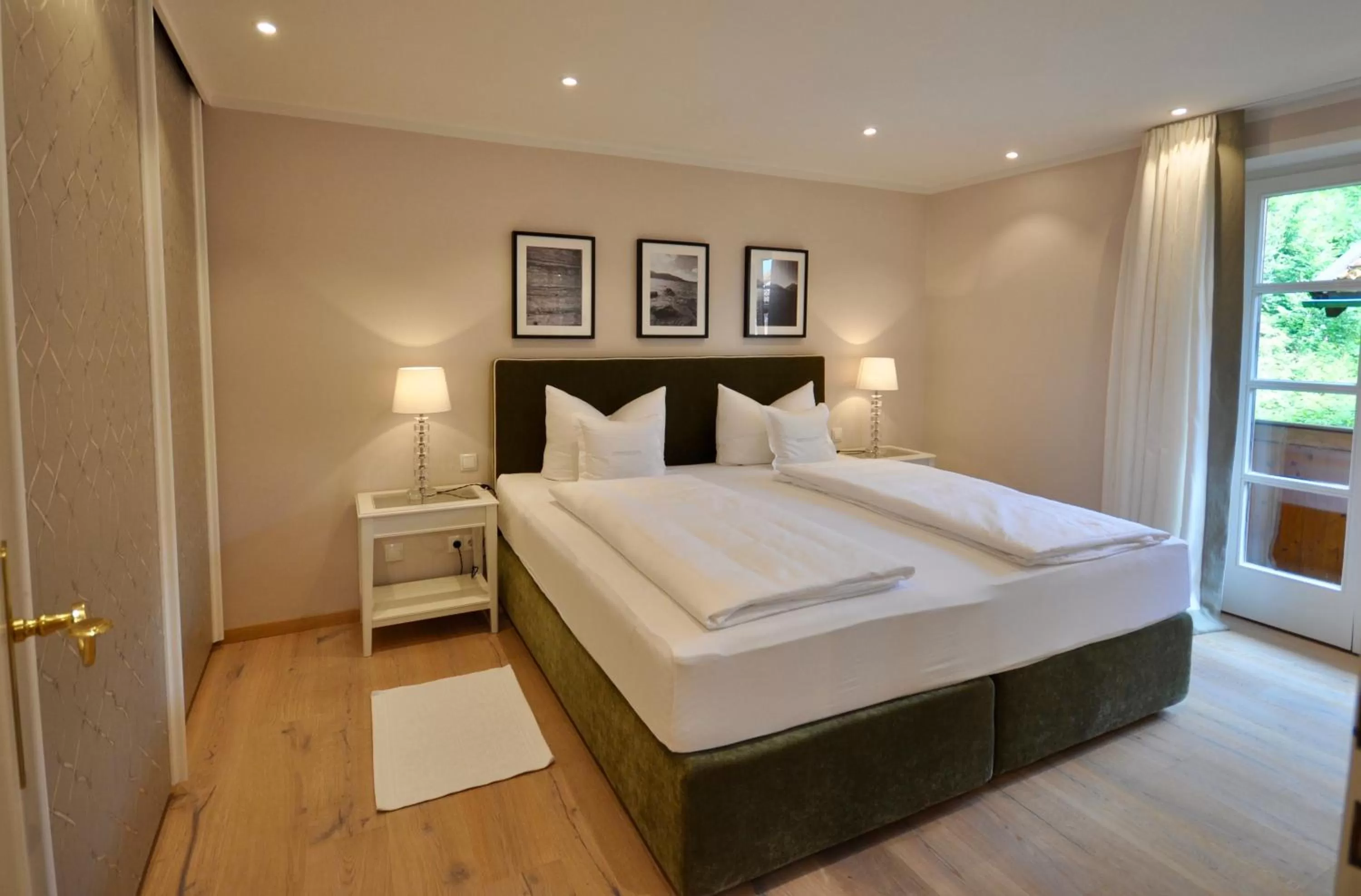 Bedroom, Bed in Bio Design Boutique Landhaus St Georg