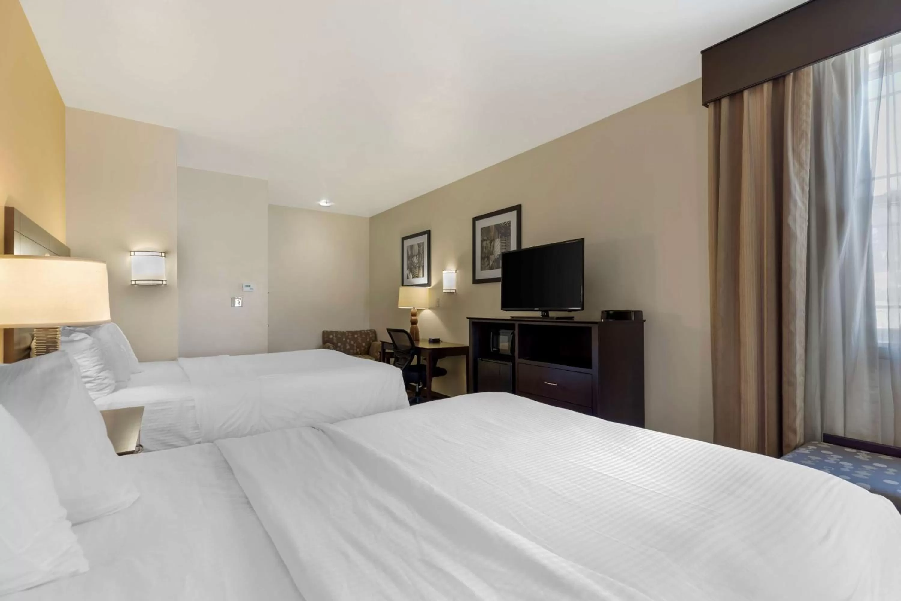 Bed in Best Western Pioneer