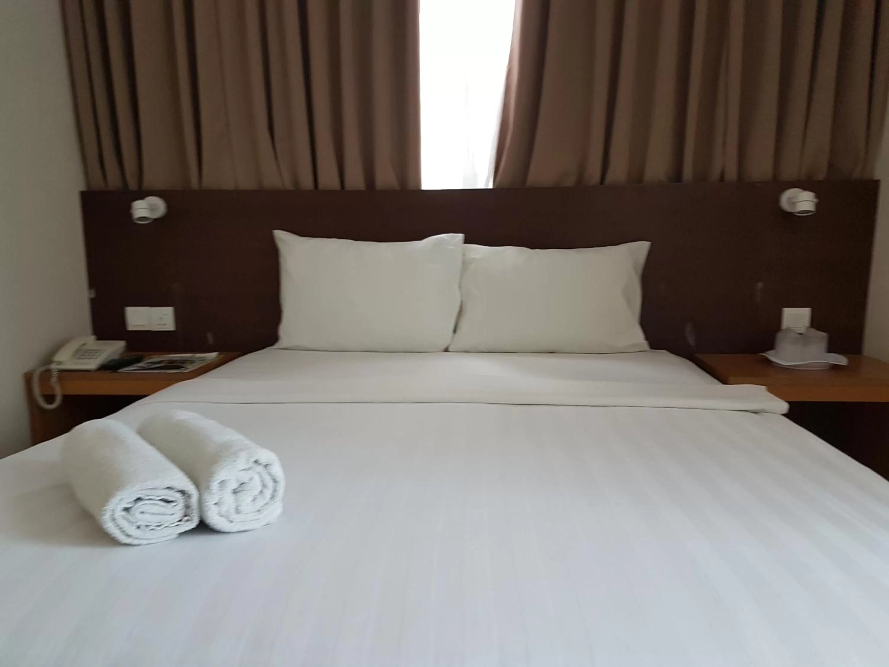 Bed in Hotel Asia