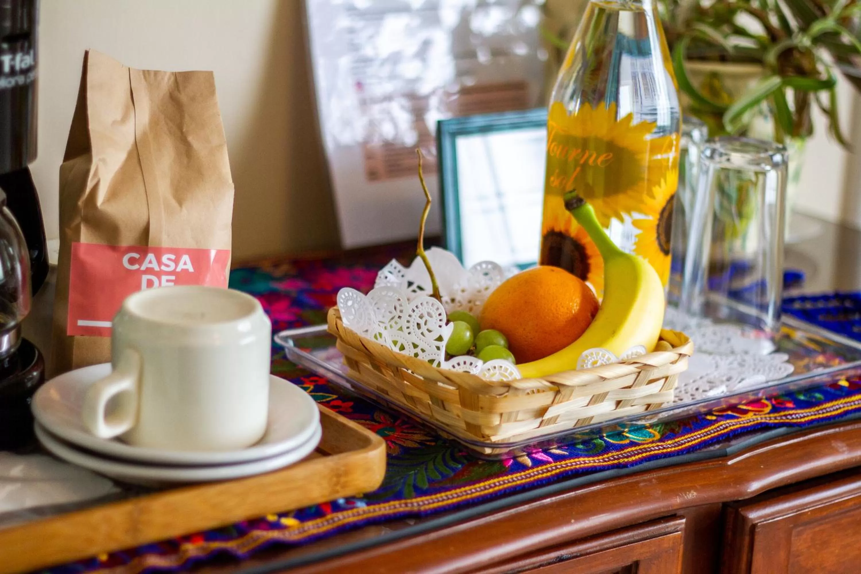 Decorative detail in Casa de Luz