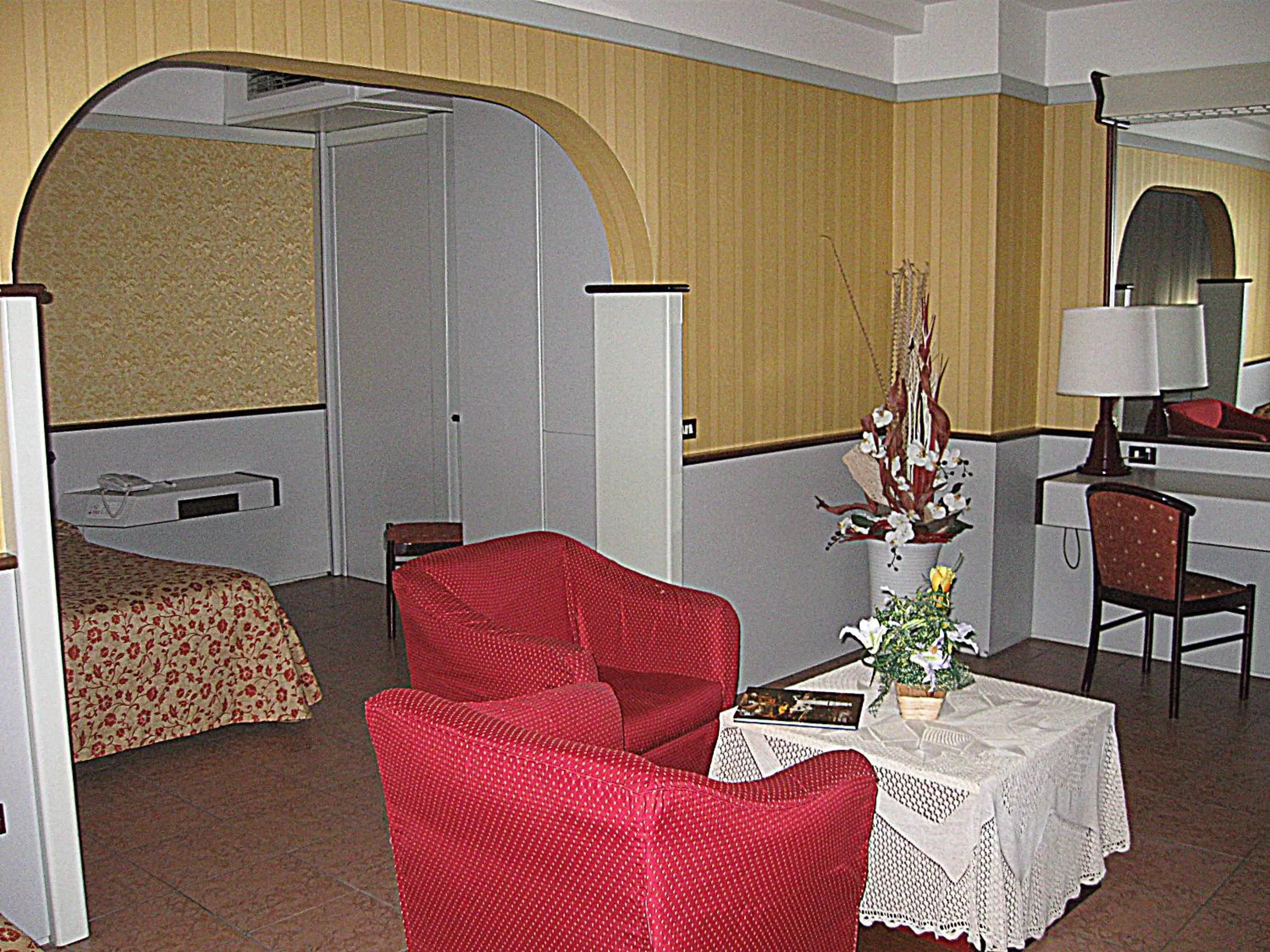 Seating area in Hotel Maxim