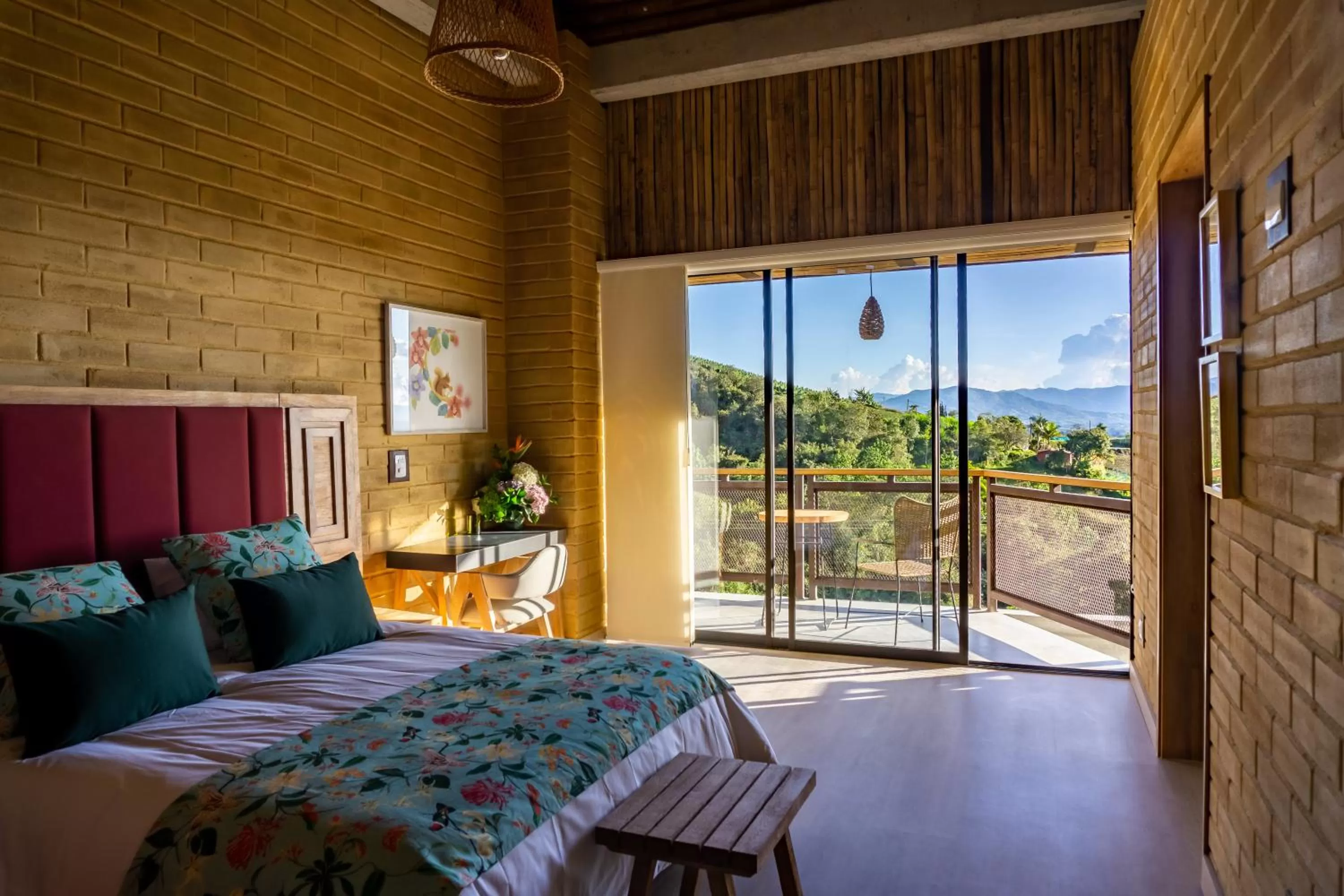 View (from property/room), Bed in Cannúa Lodge Hotel