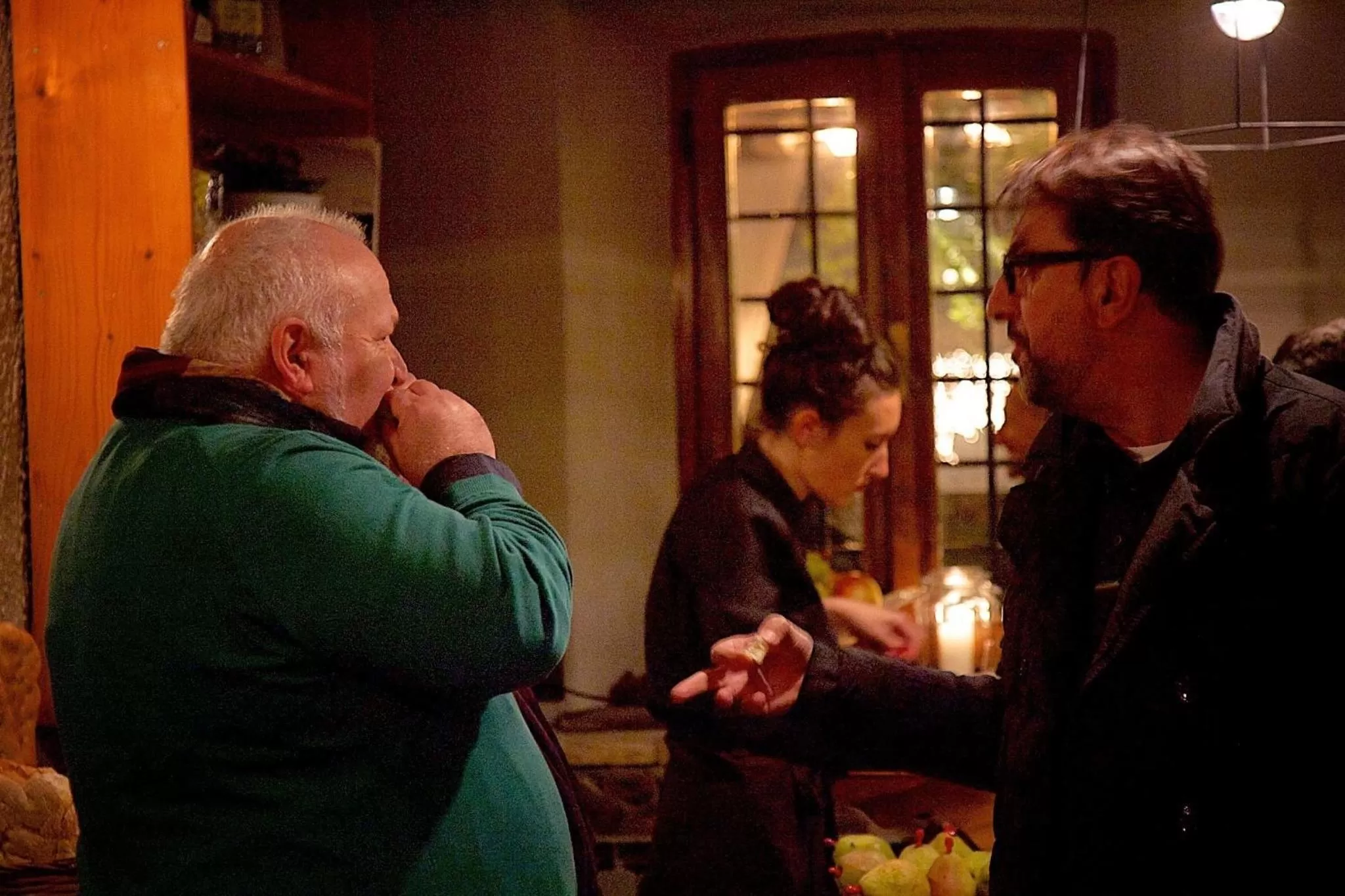 group of guests in La Bussola Da Gino