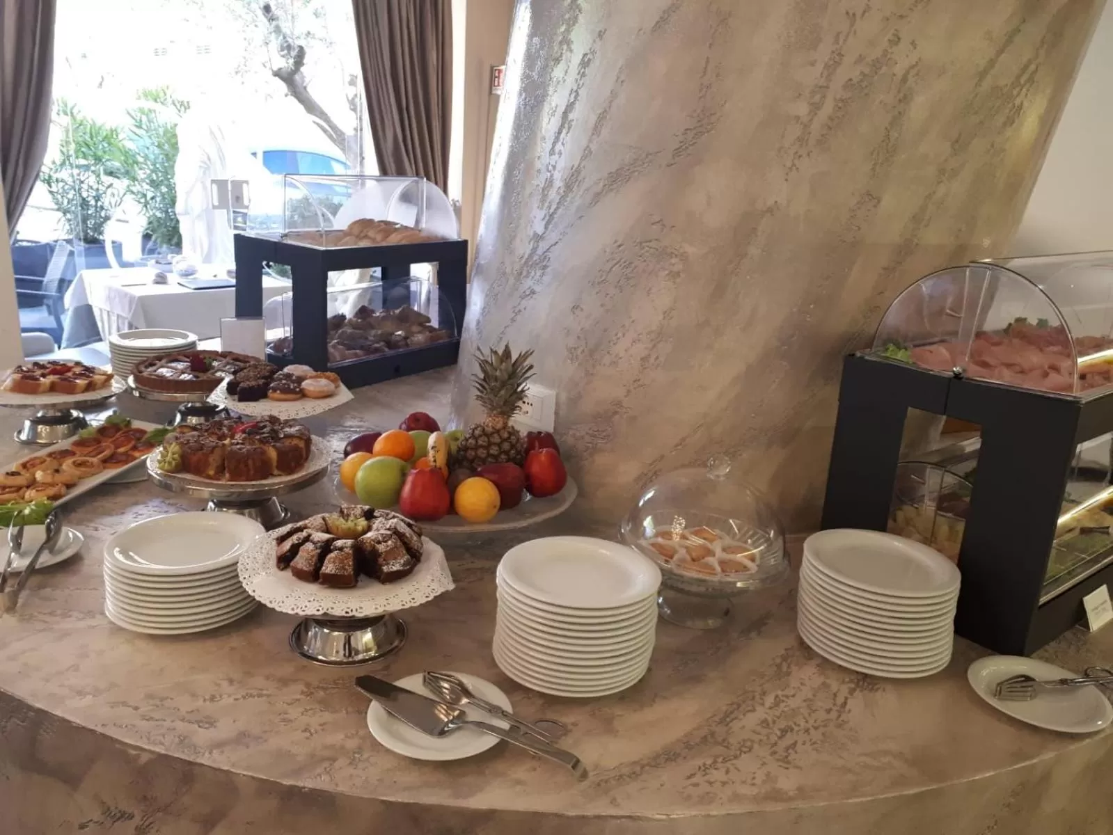 Buffet breakfast in The Moon Boutique Hotel & Spa